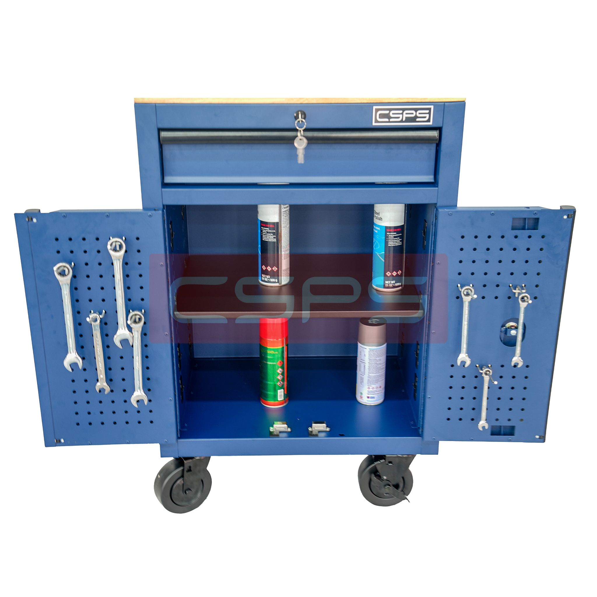  Vách ngăn tủ dụng cụ CSPS 61cm màu đen/đỏ 