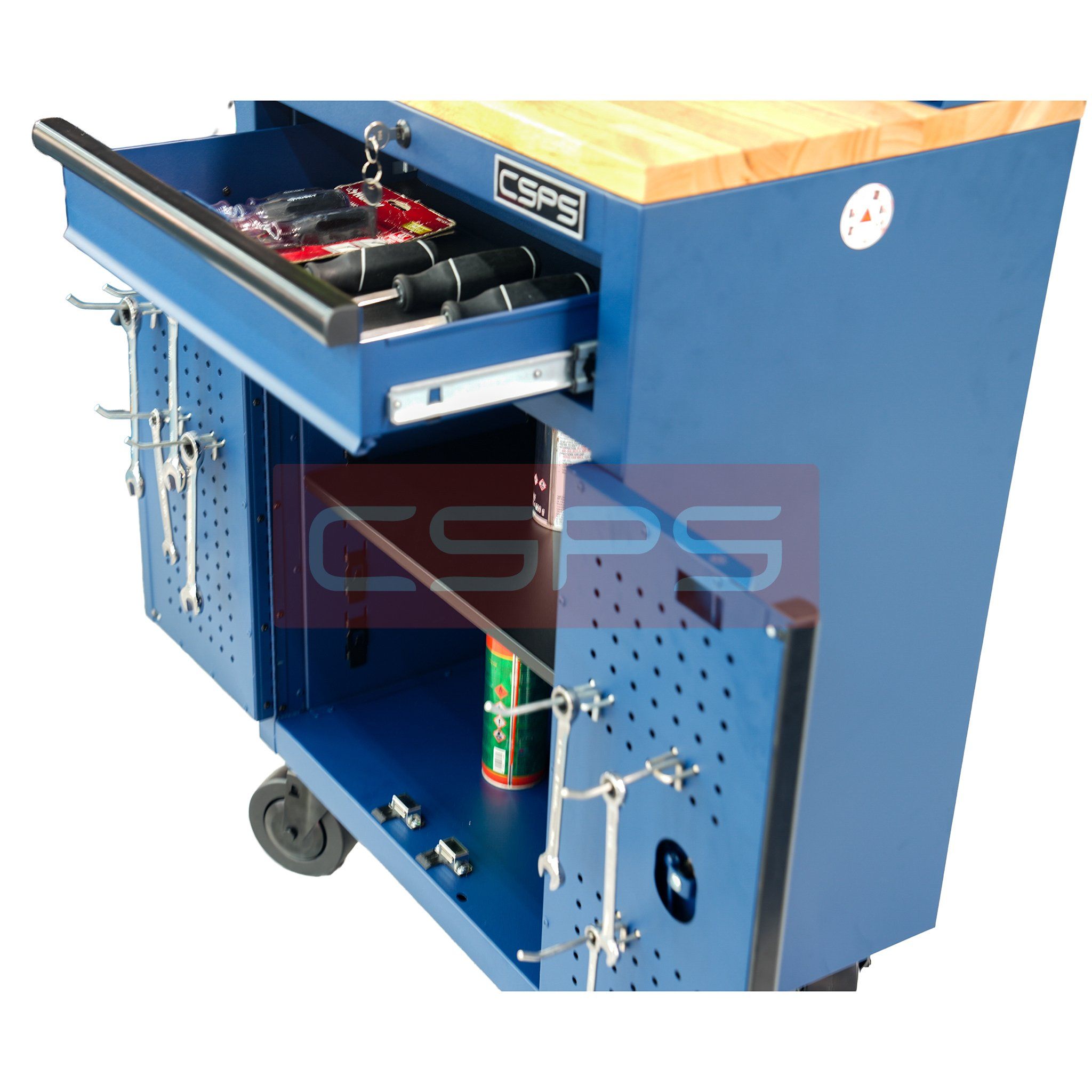  Tủ dụng cụ CSPS 61cm - 01 hộc kéo màu xanh dương 