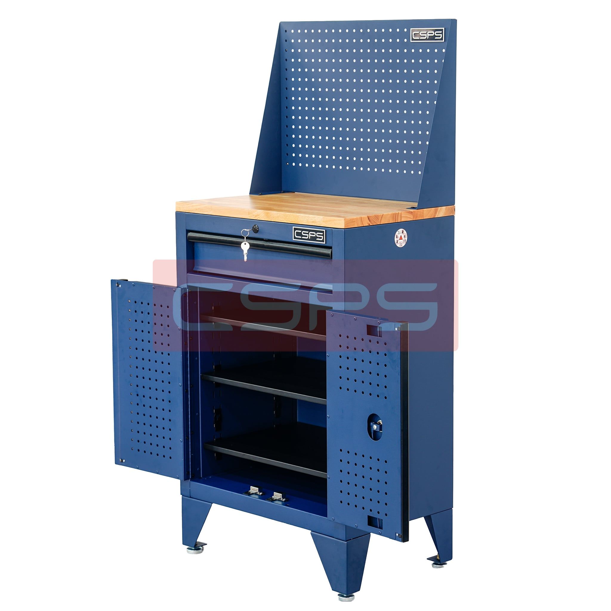  Tủ dụng cụ CSPS 61cm - 01 hộc kéo màu xanh dương 