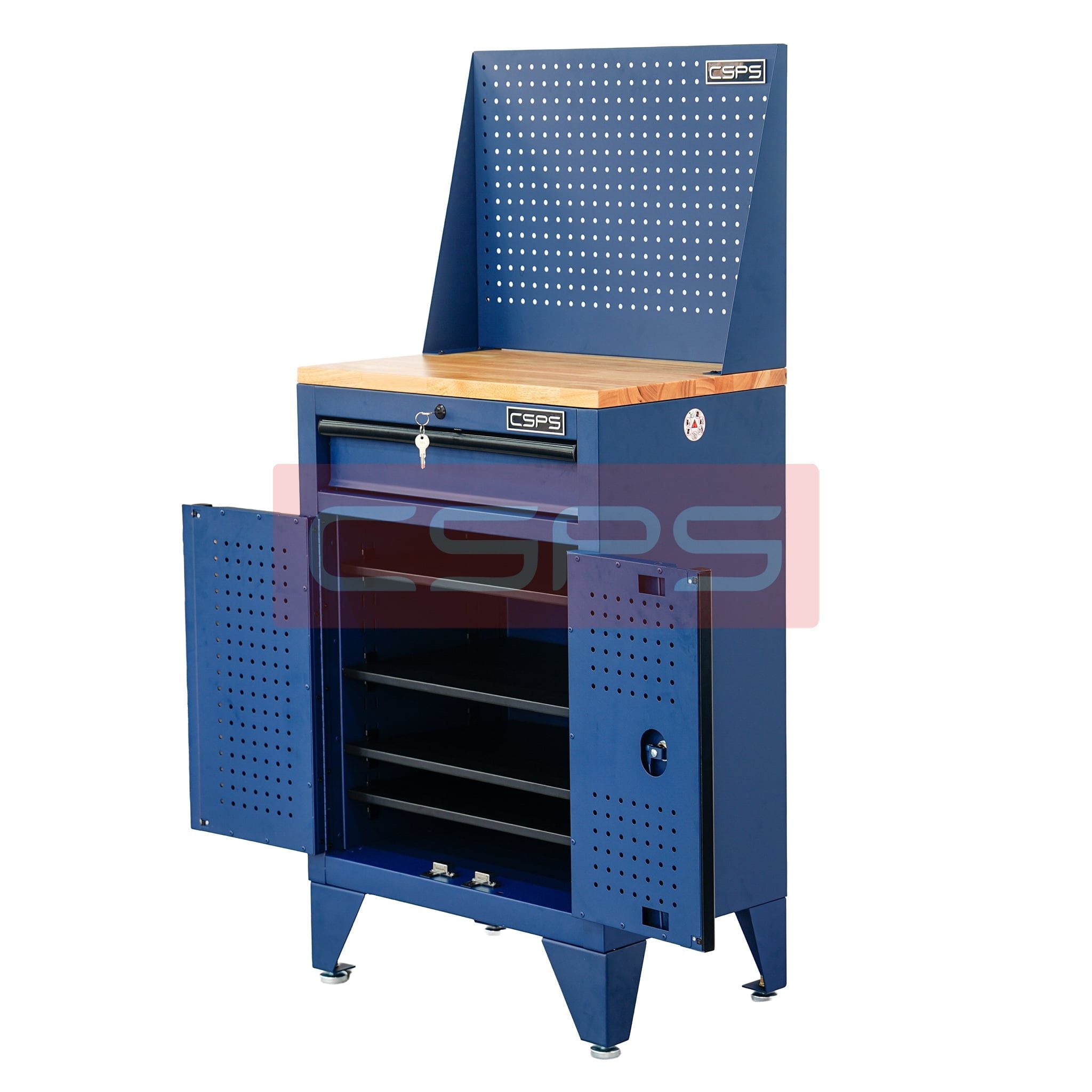  Tủ dụng cụ CSPS 61cm - 01 hộc kéo màu xanh dương 