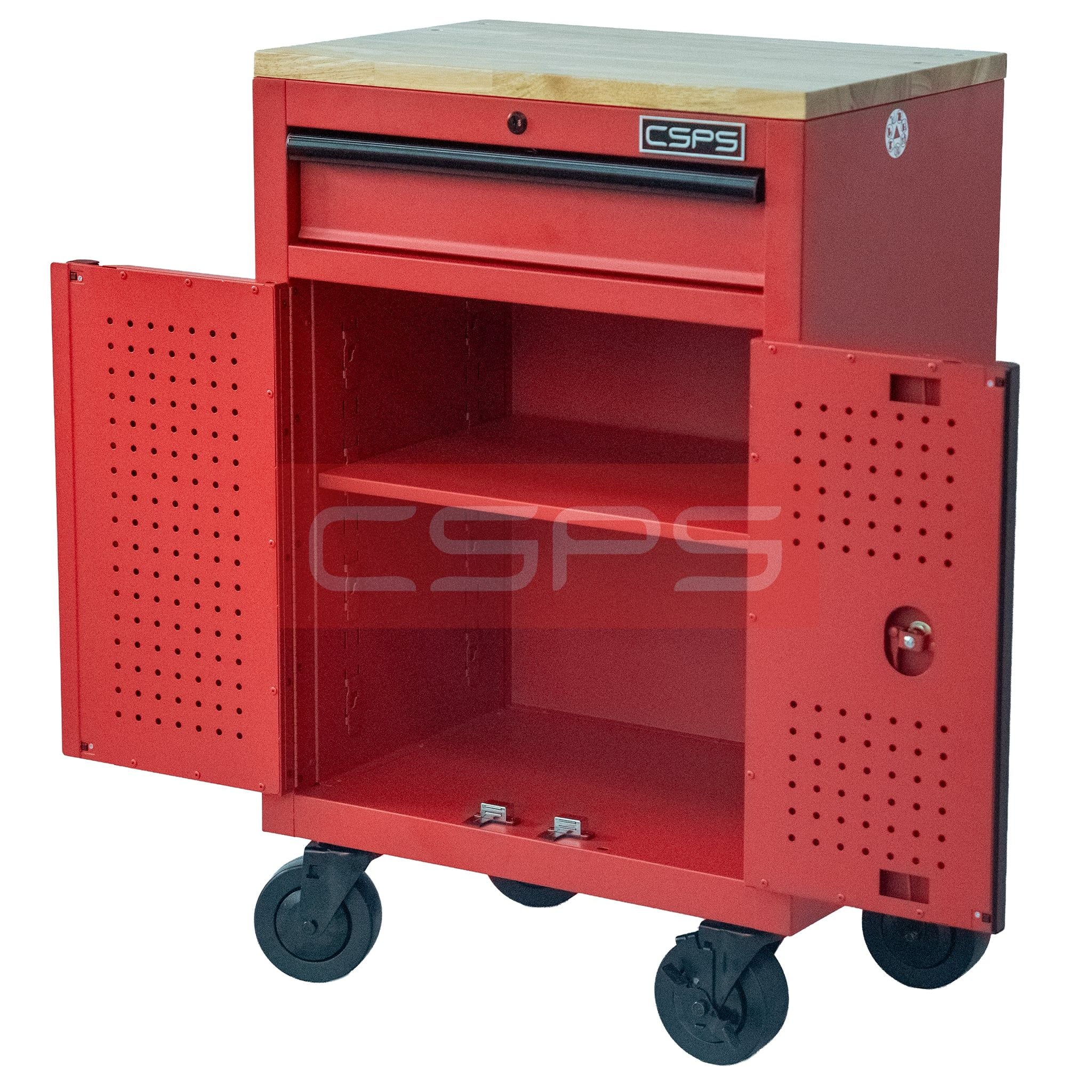 Tủ dụng cụ CSPS 61cm - 01 hộc kéo màu đỏ 