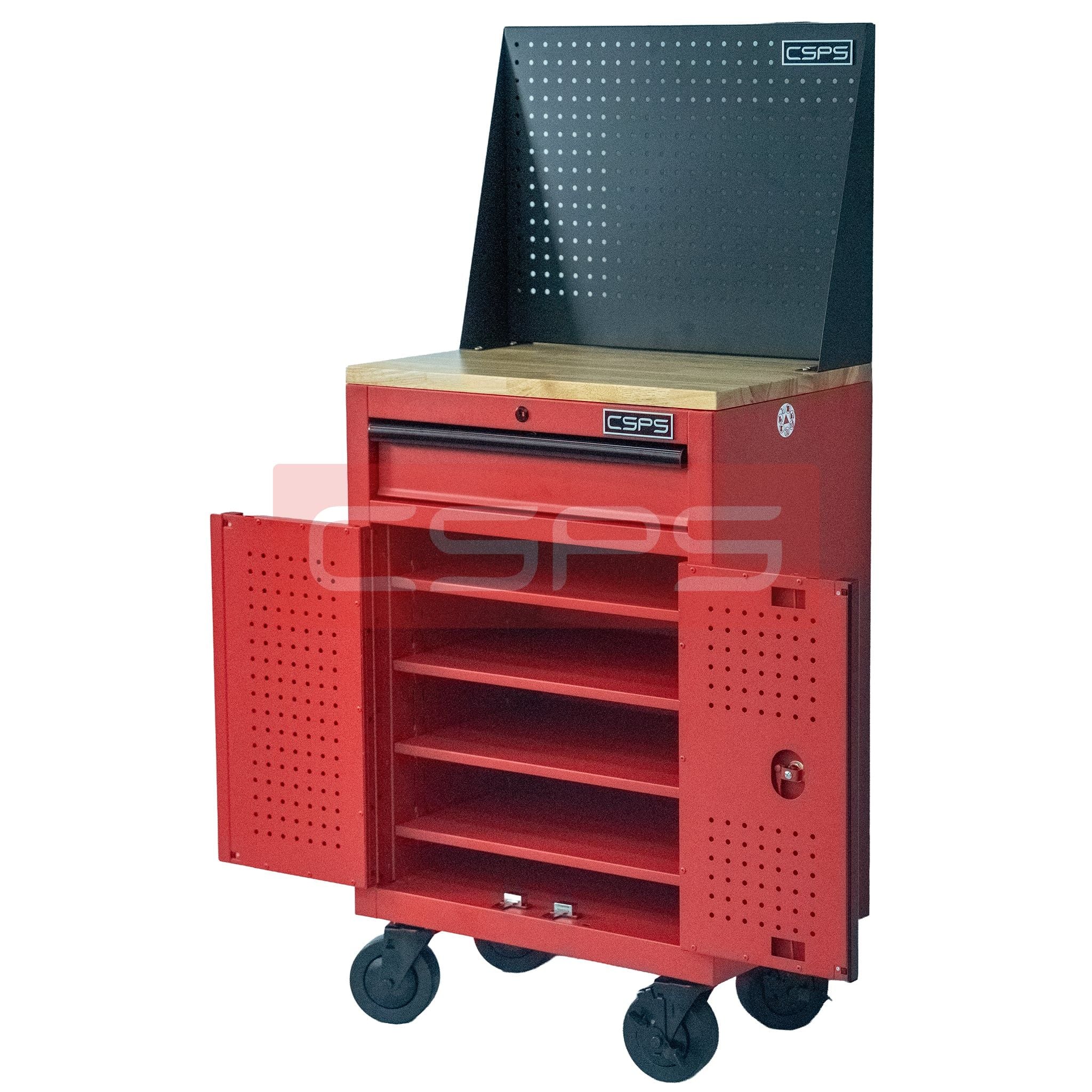  Tủ dụng cụ CSPS 61cm - 01 hộc kéo màu đỏ 