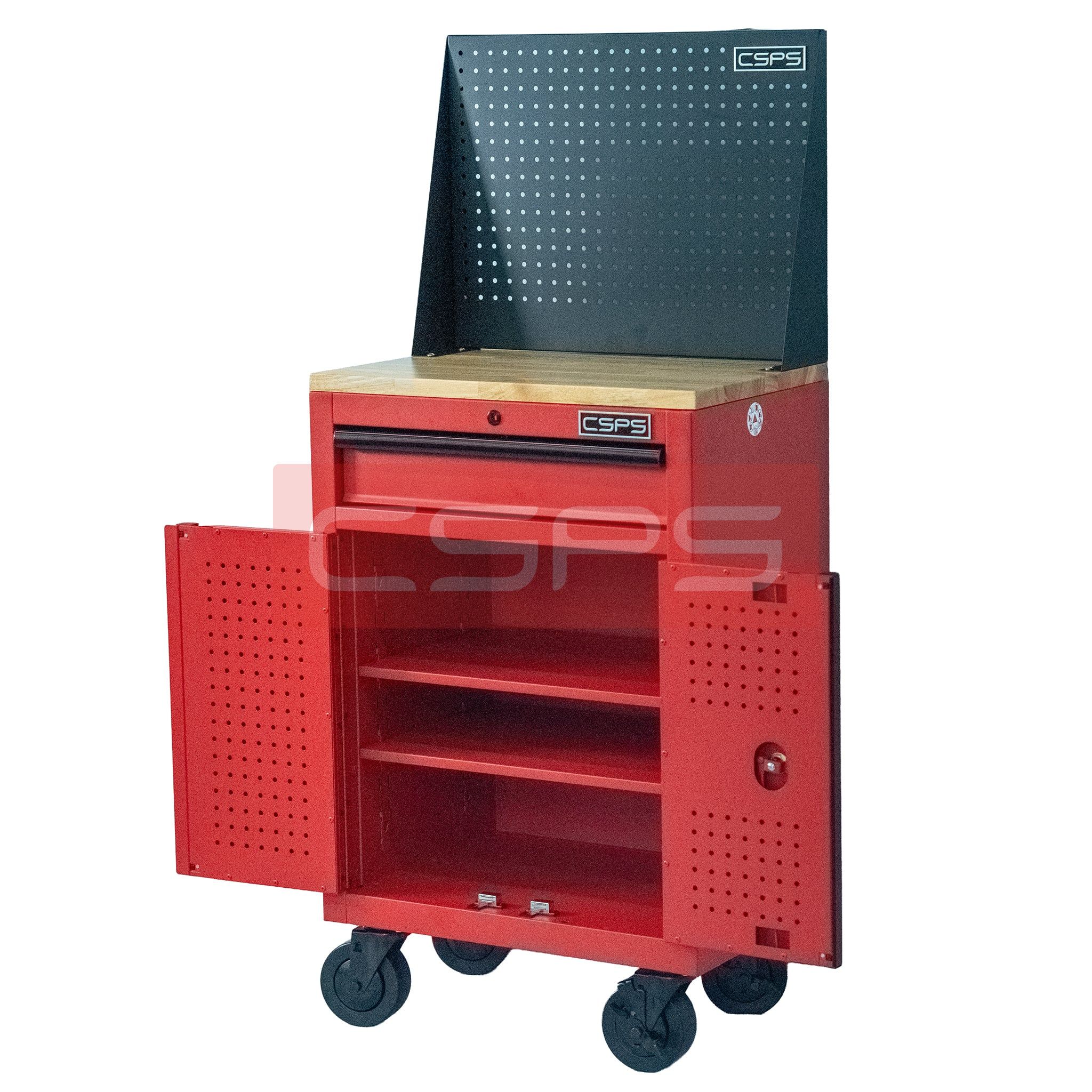  Tủ dụng cụ CSPS 61cm - 01 hộc kéo màu đỏ 