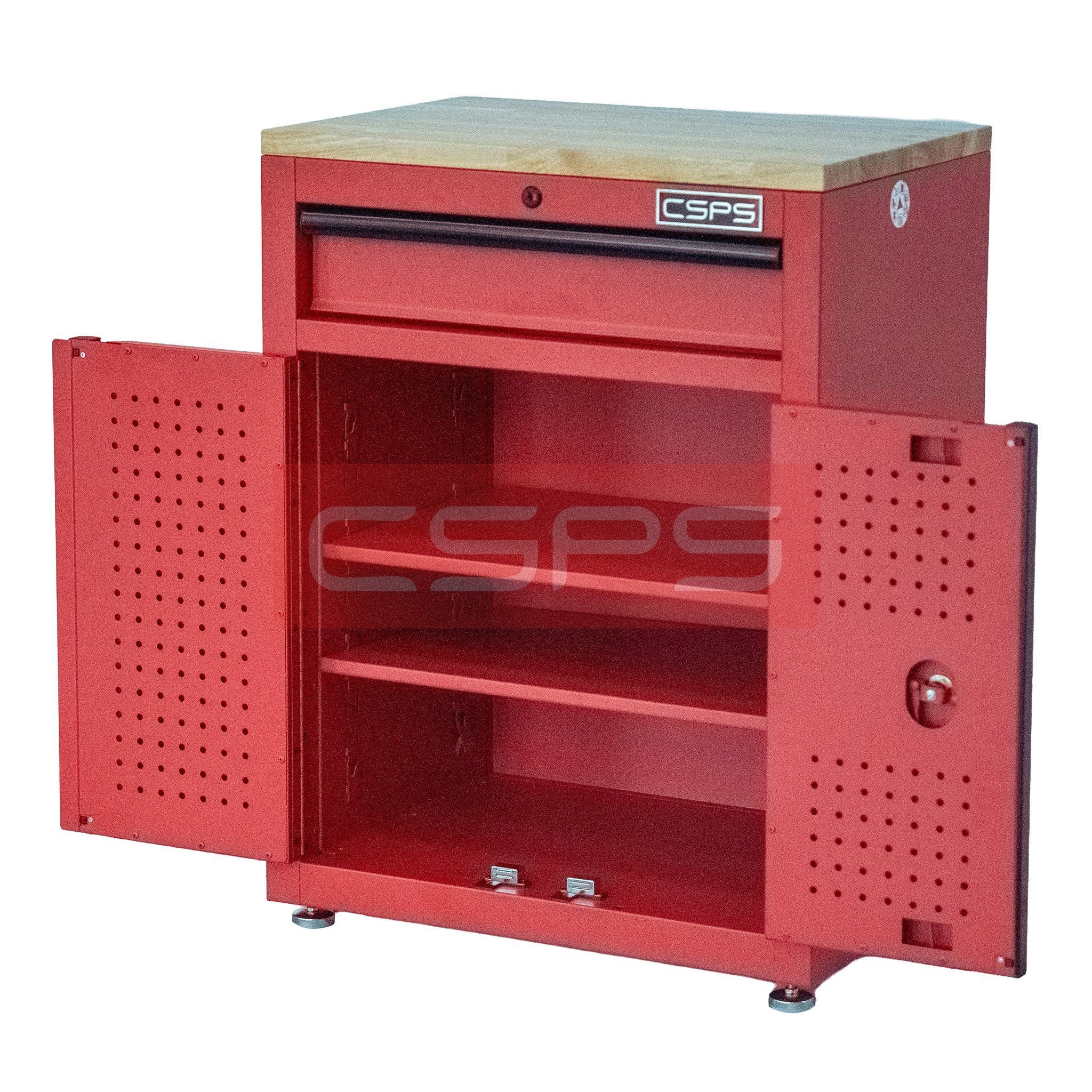  Tủ dụng cụ CSPS 61cm - 01 hộc kéo màu đỏ 