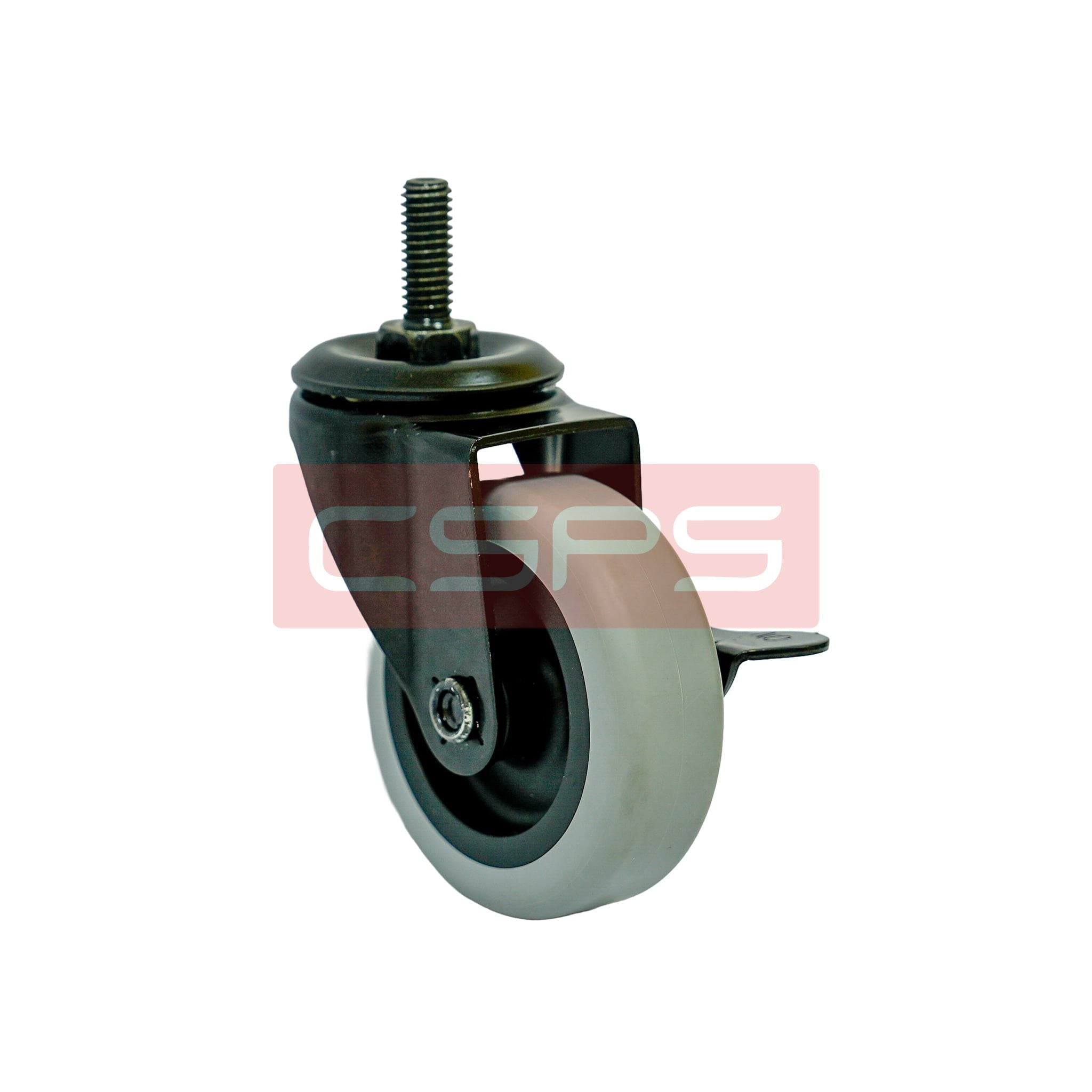  Bánh xe CSPS 51kg vít xoay khóa màu đen 