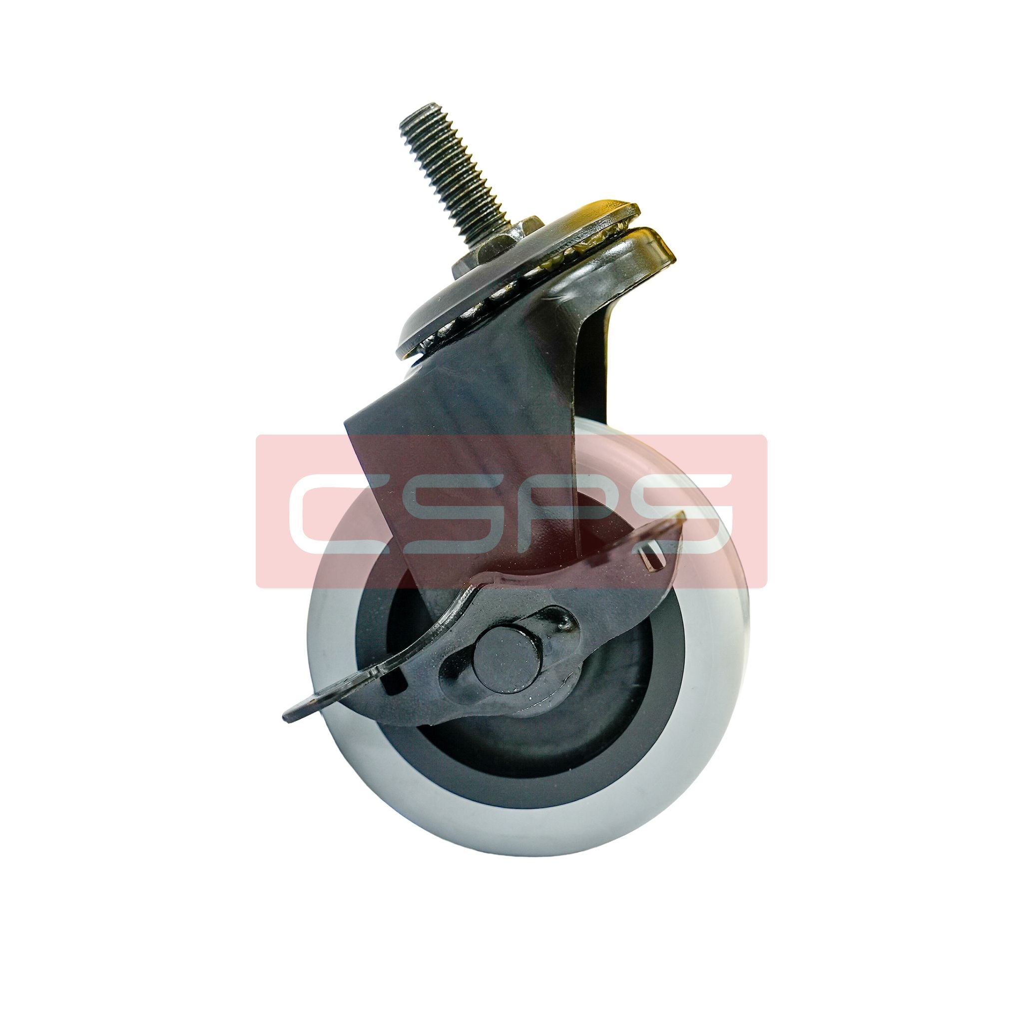  Bánh xe CSPS 51kg vít xoay khóa màu đen 