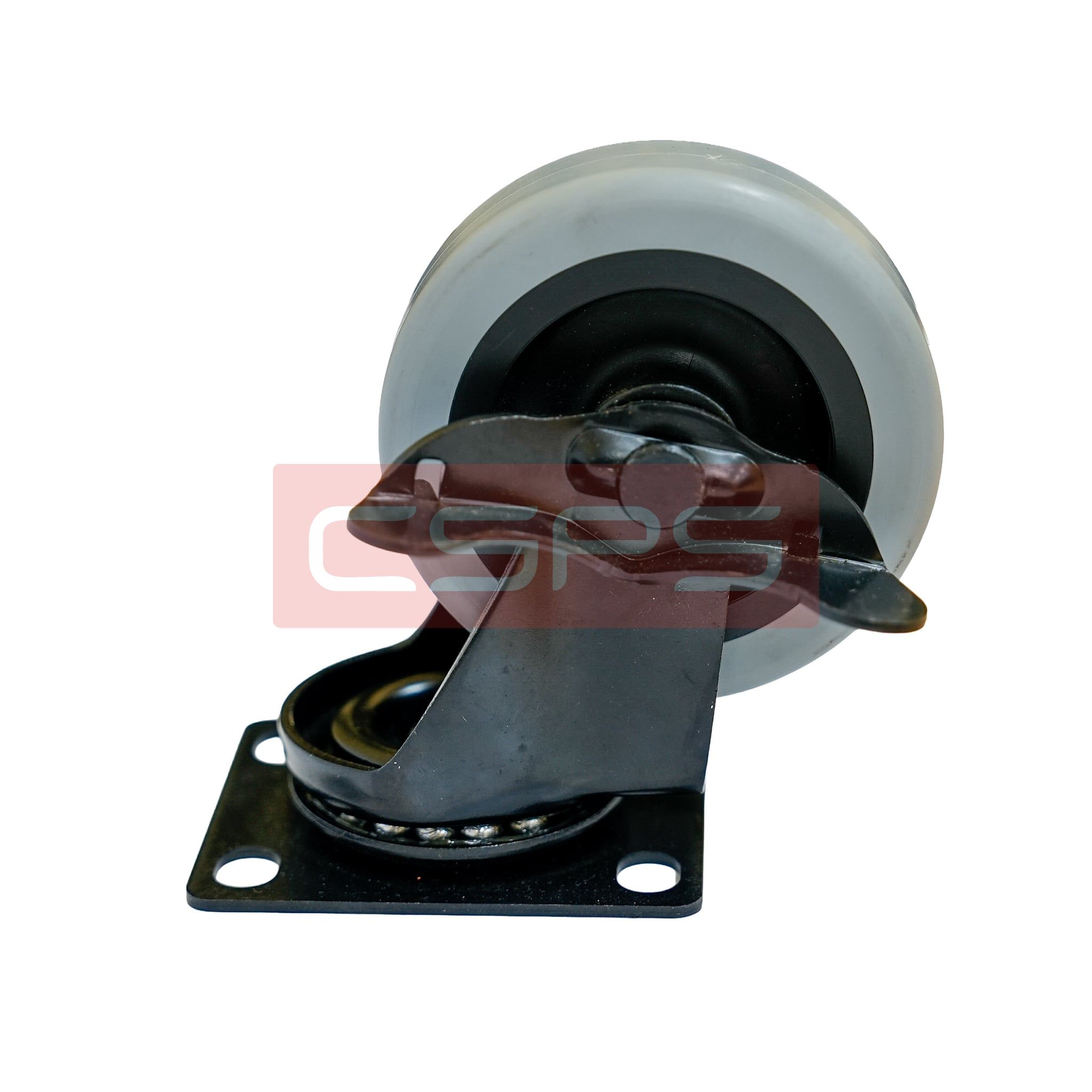  Bánh xe CSPS 51kg đế xoay khóa màu đen 