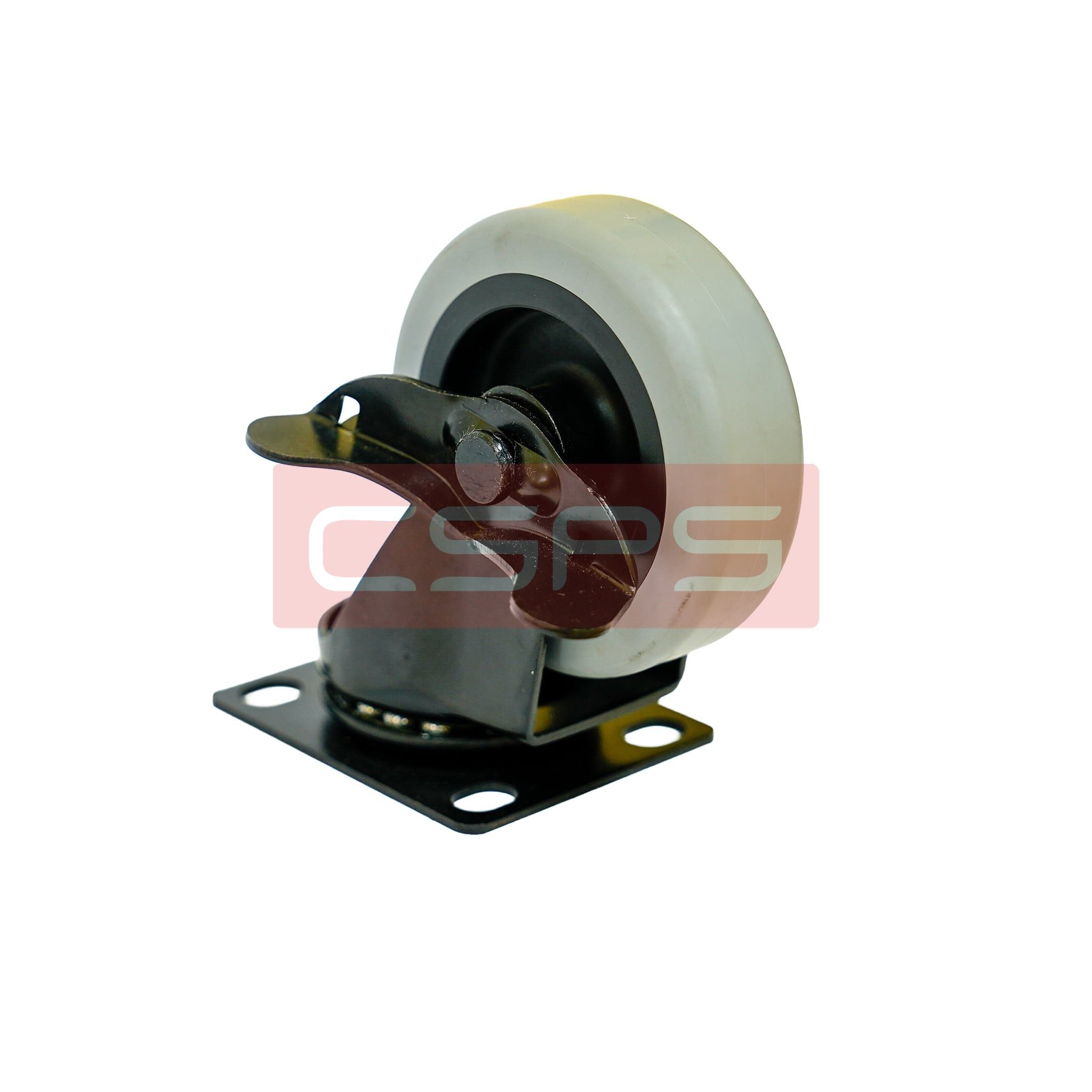  Bánh xe CSPS 51kg đế xoay khóa màu đen 