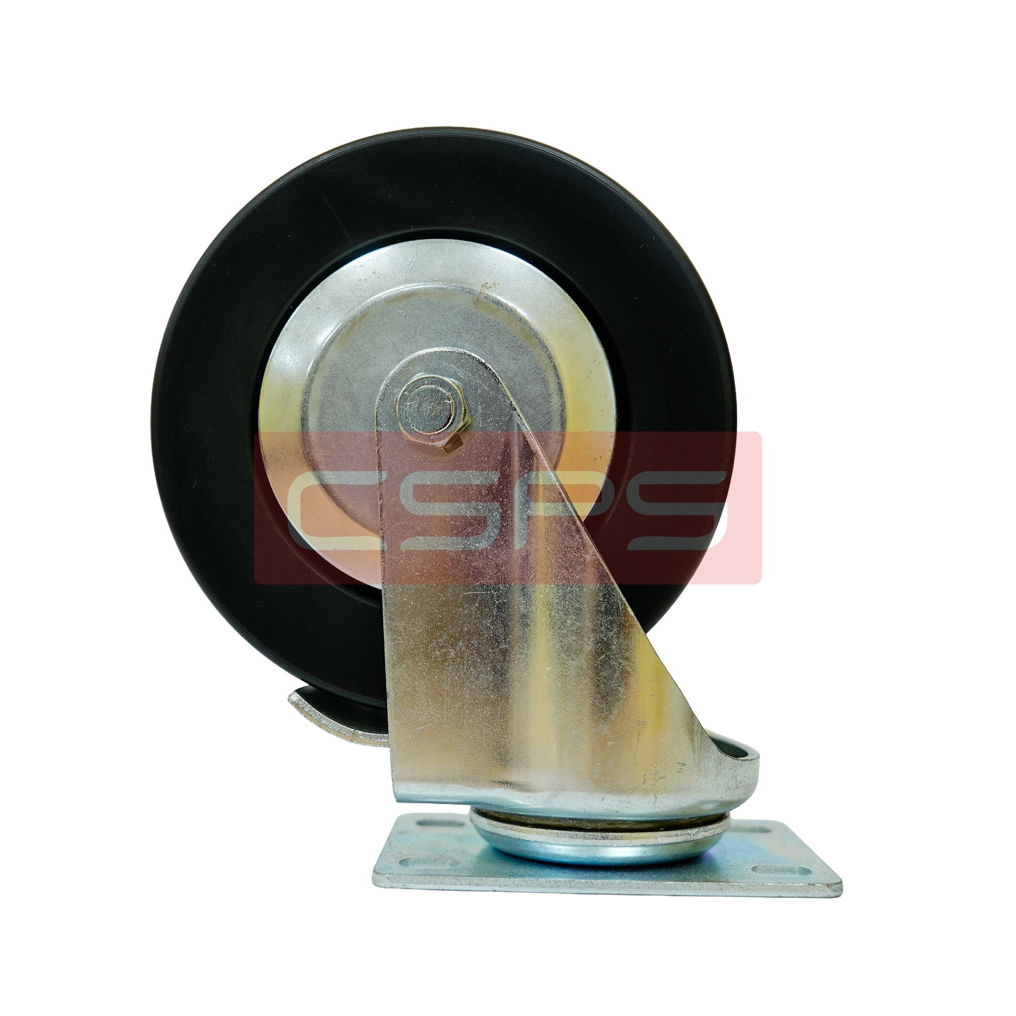  Bánh xe CSPS 227kg đế xoay không khóa mạ kẽm 