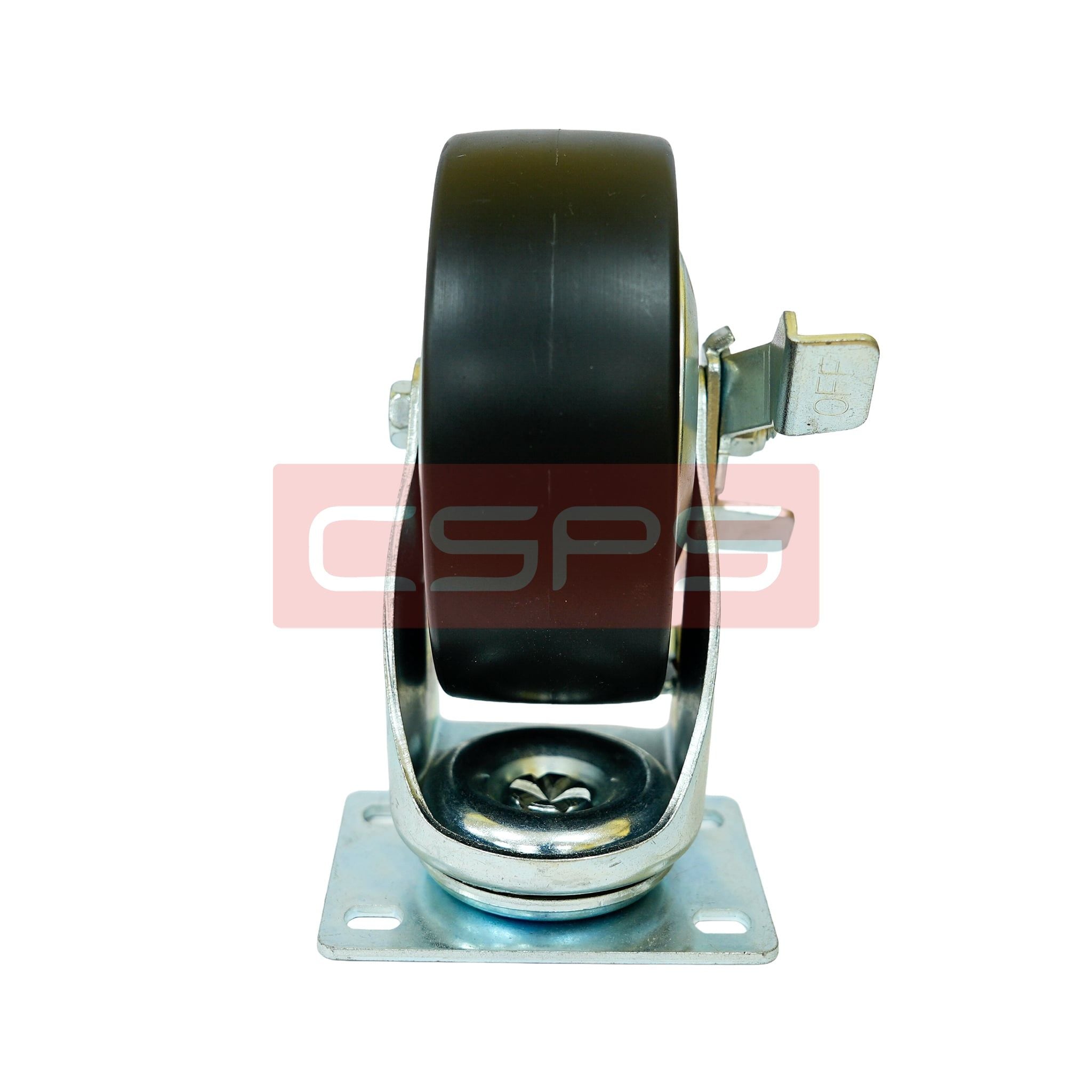  Bánh xe CSPS 227kg đế xoay khóa mạ kẽm 