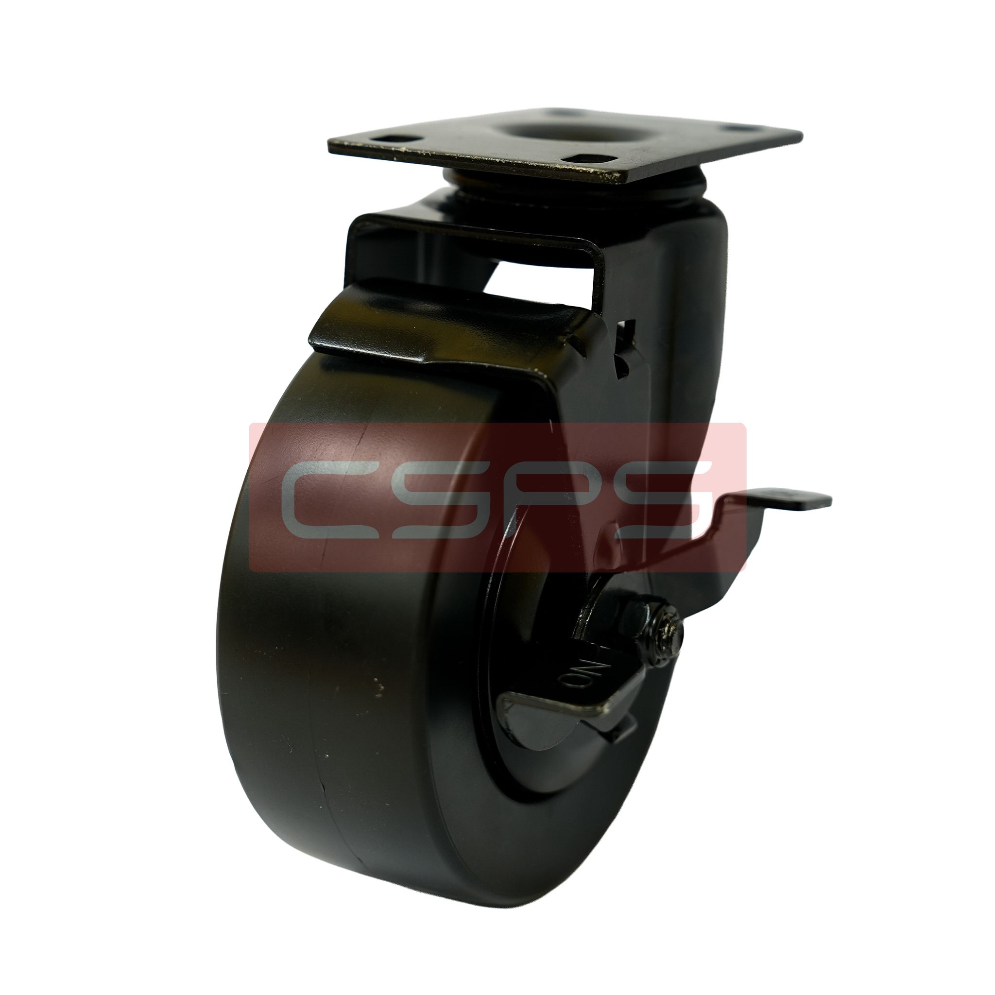  Bánh xe CSPS 227kg đế xoay khóa màu đen 