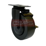  Bánh xe CSPS 227kg đế xoay khóa màu đen 