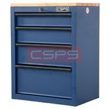  Tủ dụng cụ CSPS 61cm - 04 hộc kéo màu xanh dương 