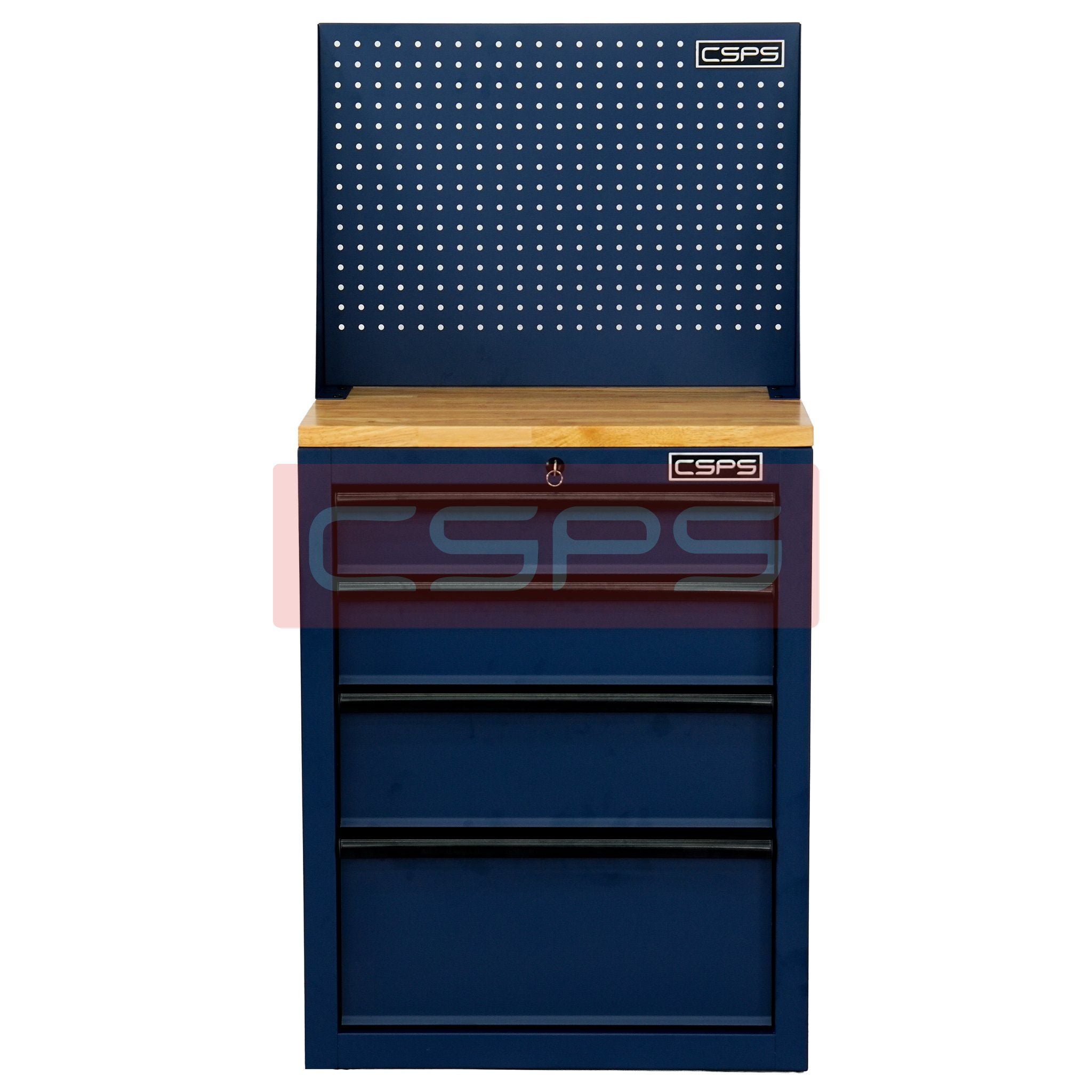  Tủ dụng cụ CSPS 61cm - 04 hộc kéo màu xanh dương 