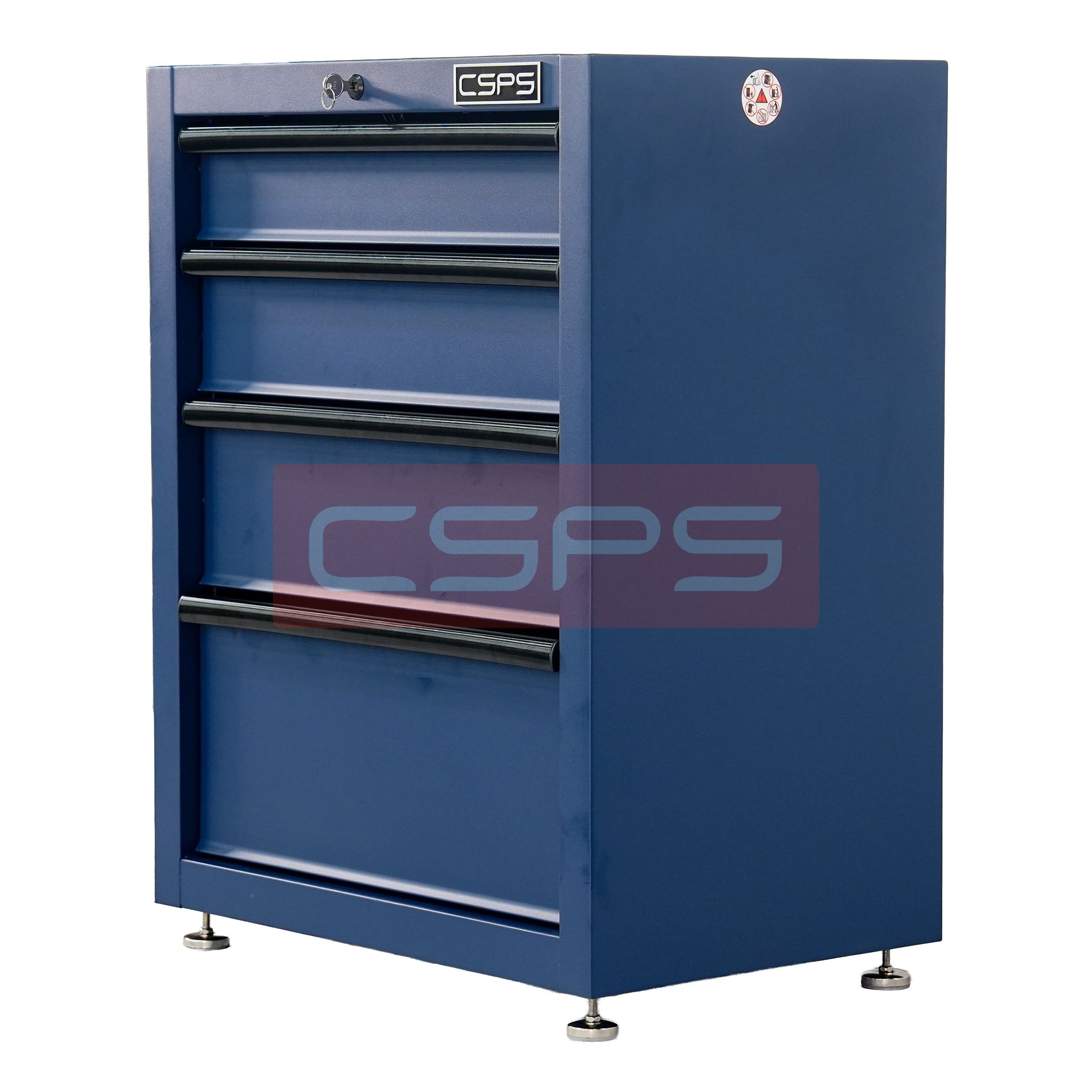  Tủ dụng cụ CSPS 61cm - 04 hộc kéo màu xanh dương 