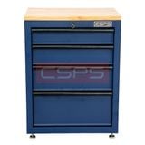  Tủ dụng cụ CSPS 61cm - 04 hộc kéo màu xanh dương 
