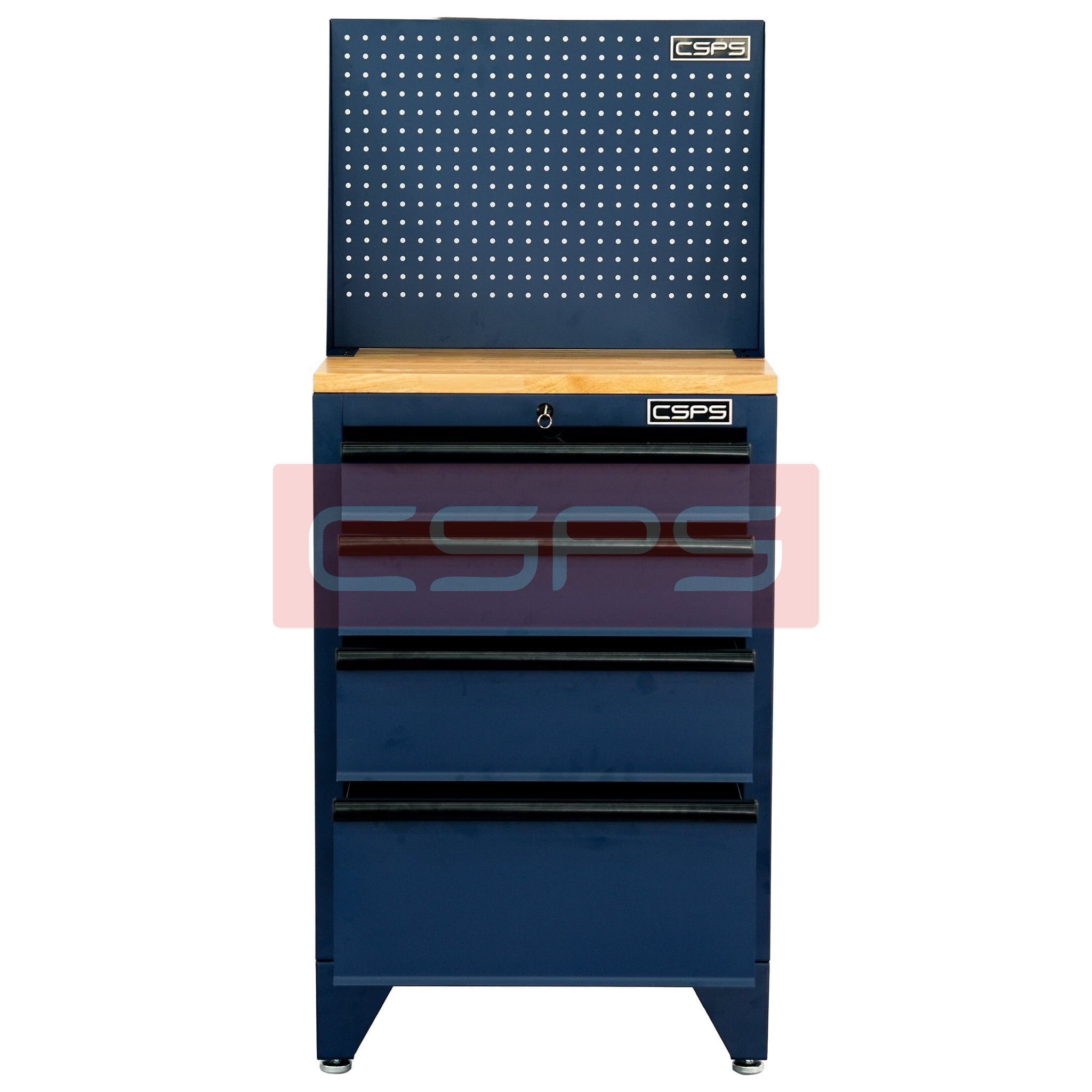  Tủ dụng cụ CSPS 61cm - 04 hộc kéo màu xanh dương 