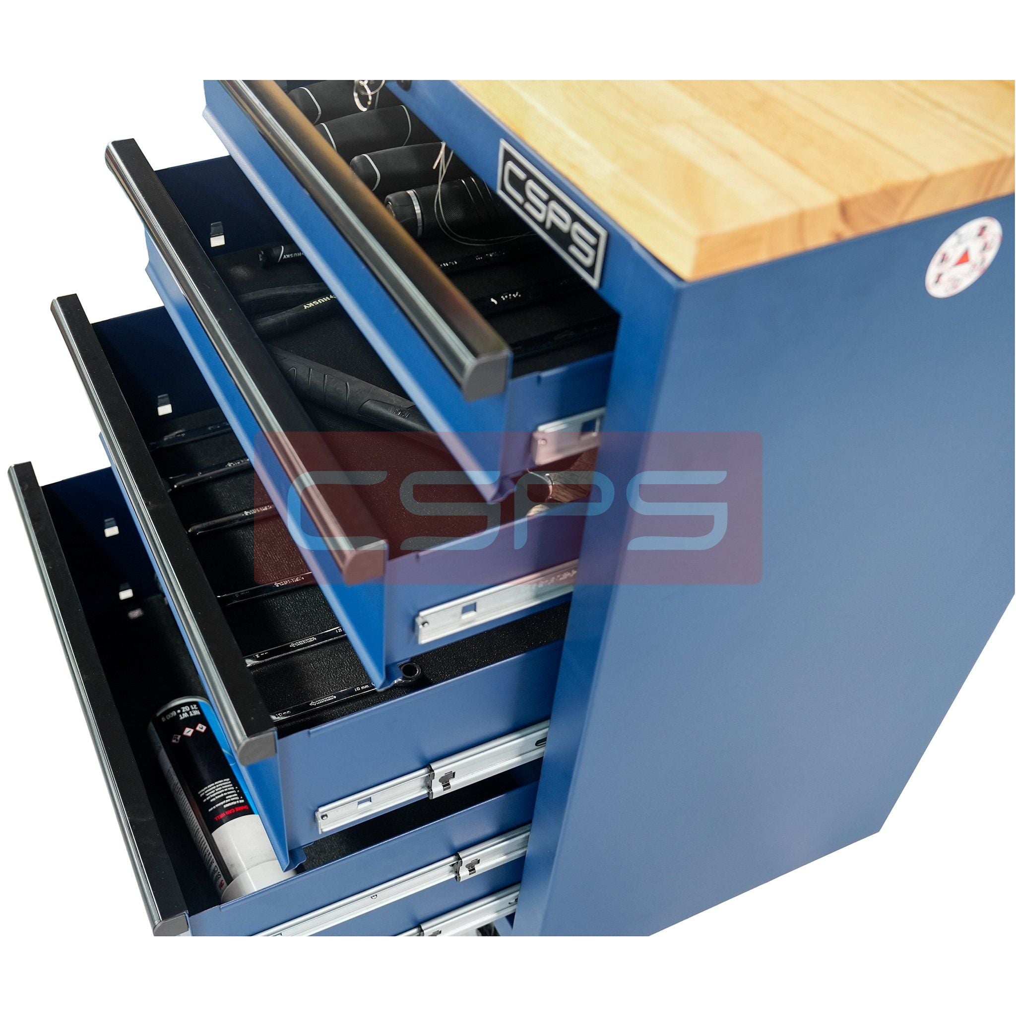  Tủ dụng cụ CSPS 61cm - 04 hộc kéo màu xanh dương 