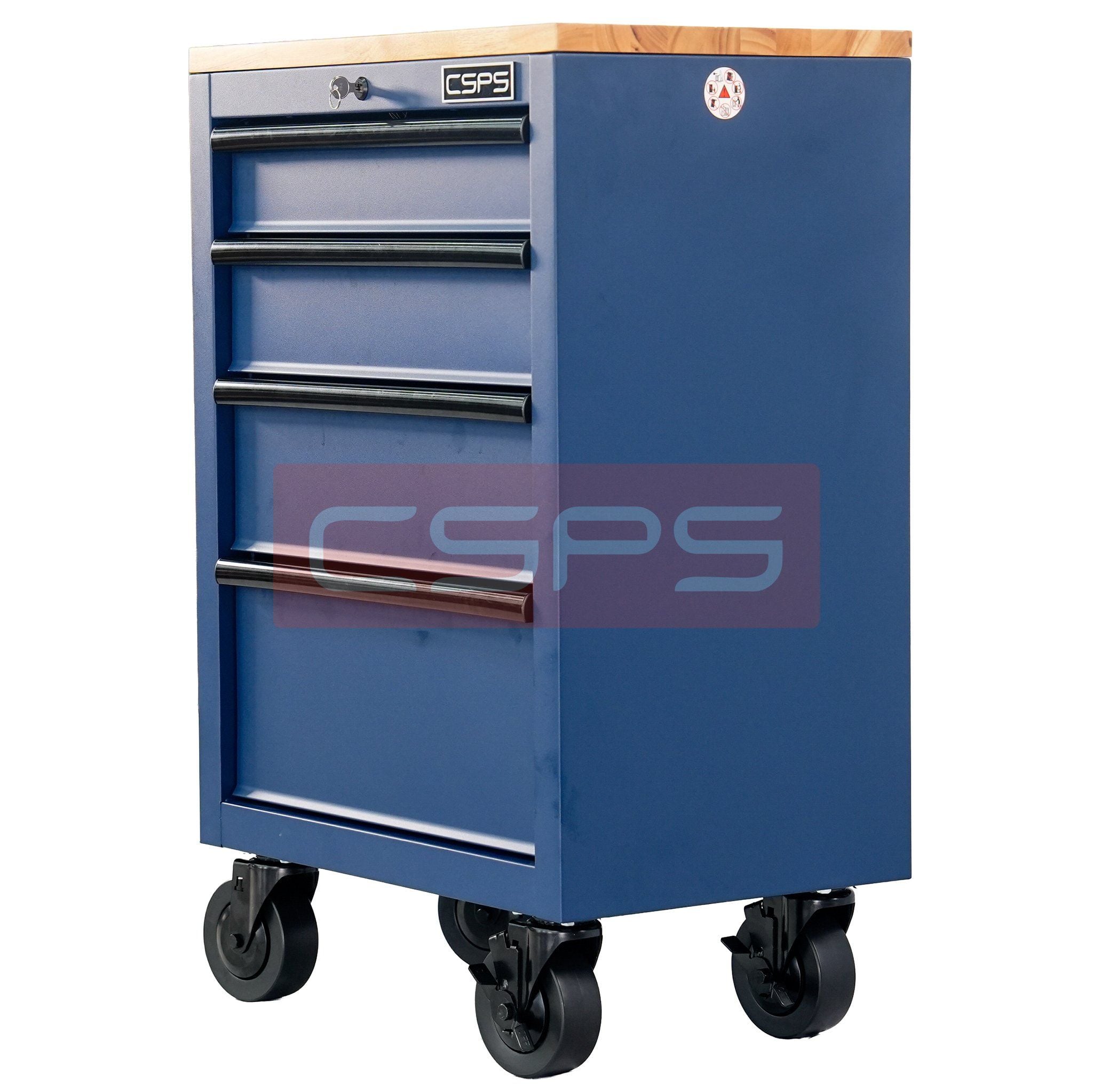  Tủ dụng cụ CSPS 61cm - 04 hộc kéo màu xanh dương 