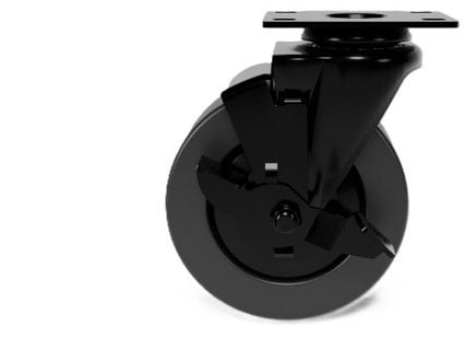  Bánh xe CSPS 227kg đế xoay khóa màu đen 