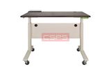 Bàn điều chỉnh chiều cao bằng điện CSPS 117cm màu trắng: Chân trắng nhìn chính diện