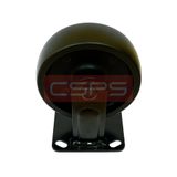 Bánh xe CSPS 300kg đế cố định màu đen: Nhìn nghiêng bên phải