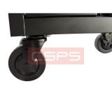 Bộ 04 bánh xe xoay CSPS: Bánh xe nhìn từ bên hông và gầm tủ