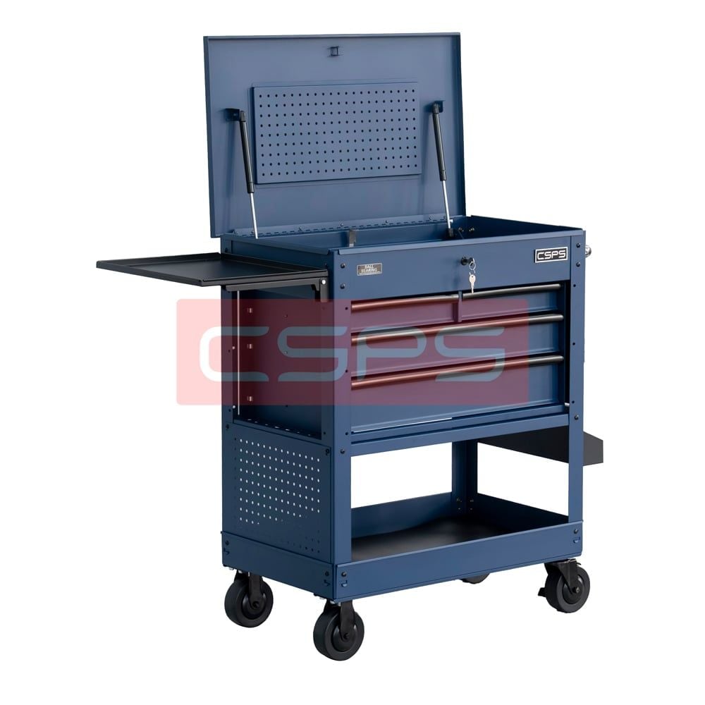  Tủ dụng cụ CSPS 84cm - 04 hộc kéo màu xanh dương 