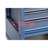 Tủ dụng cụ CSPS 84cm - 04 hộc kéo màu xanh dương 
