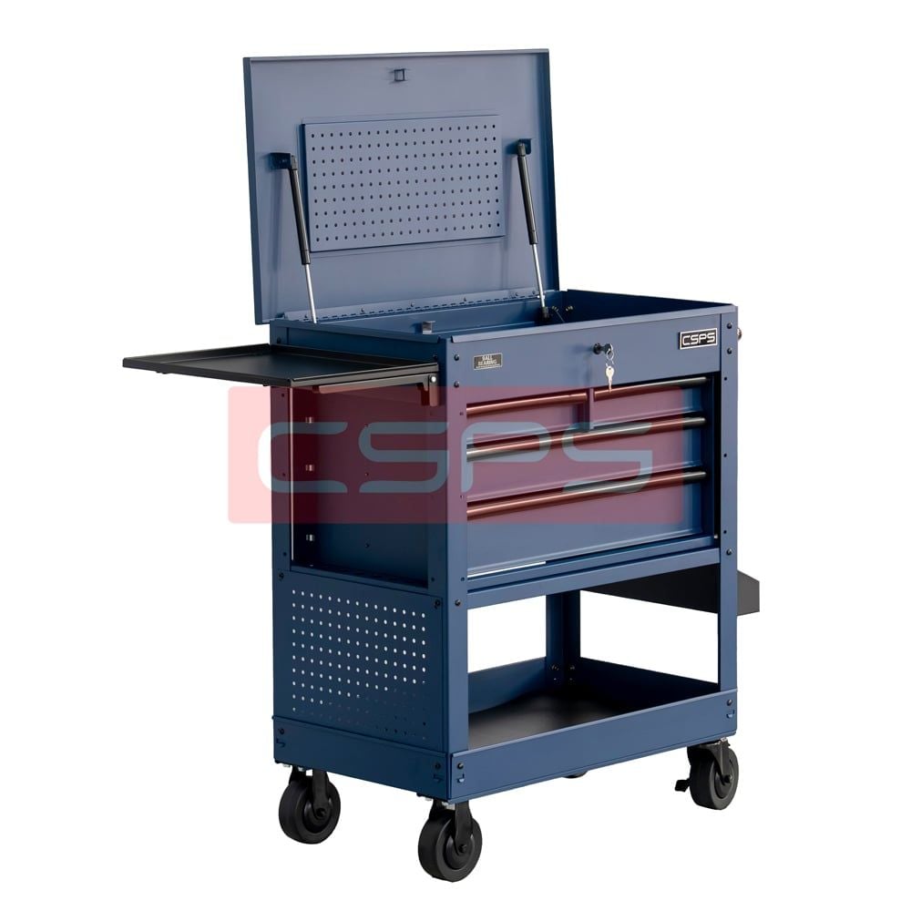  Tủ dụng cụ CSPS 84cm - 04 hộc kéo màu xanh dương 