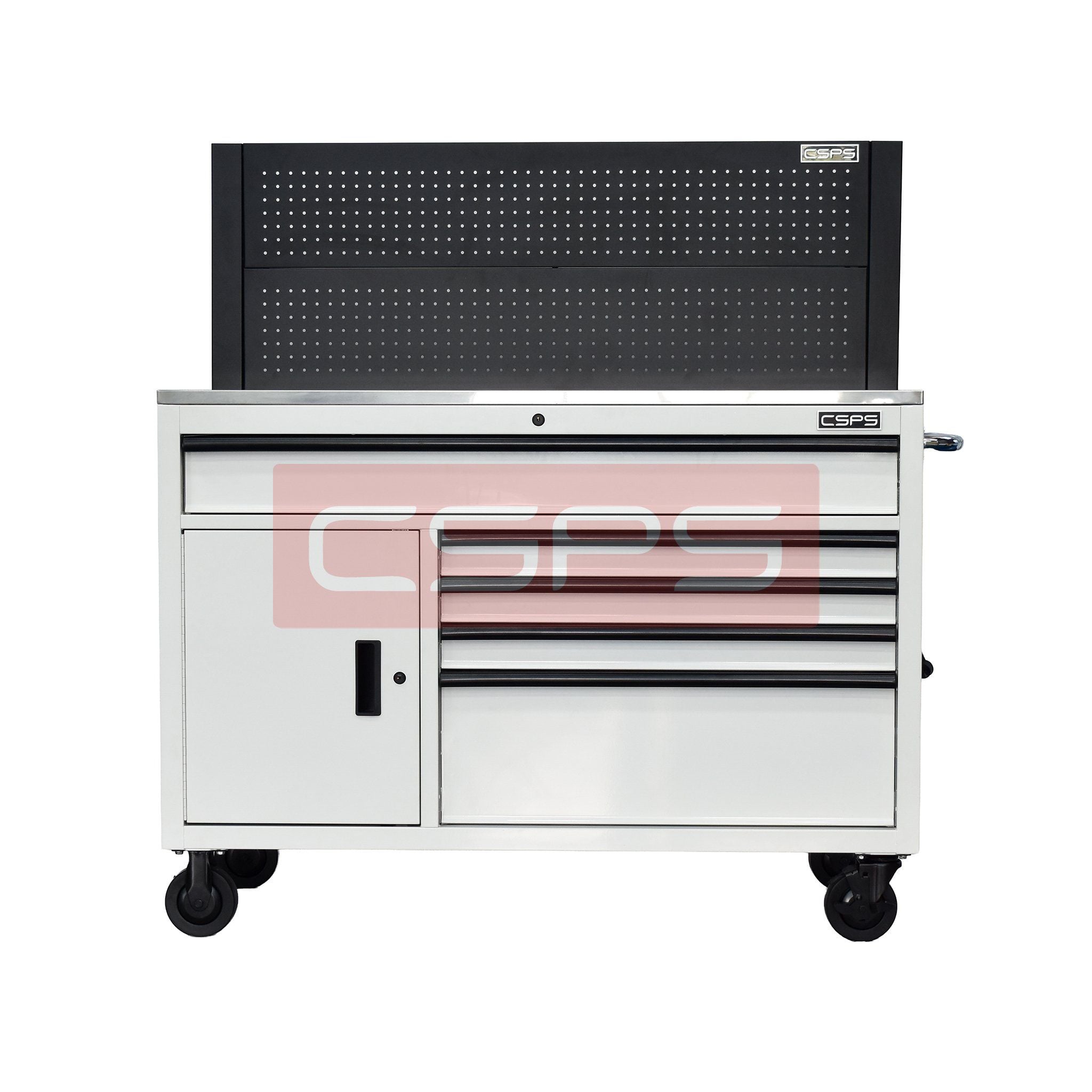  Tủ dụng cụ CSPS 132cm - 05 hộc kéo màu đen/trắng 