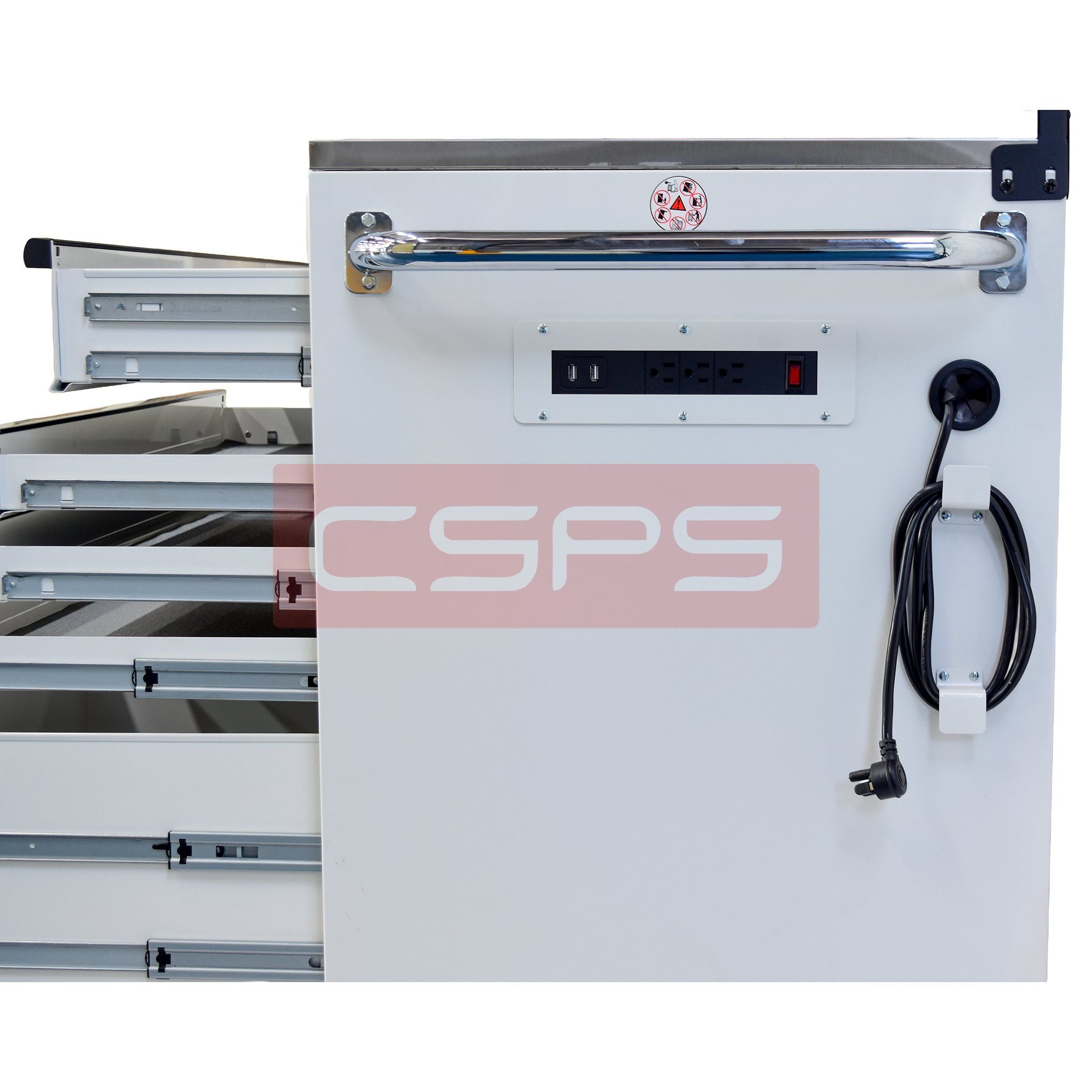  Tủ dụng cụ CSPS 132cm - 05 hộc kéo màu đen/trắng 