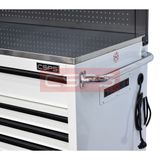  Tủ dụng cụ CSPS 132cm - 05 hộc kéo màu đen/trắng 