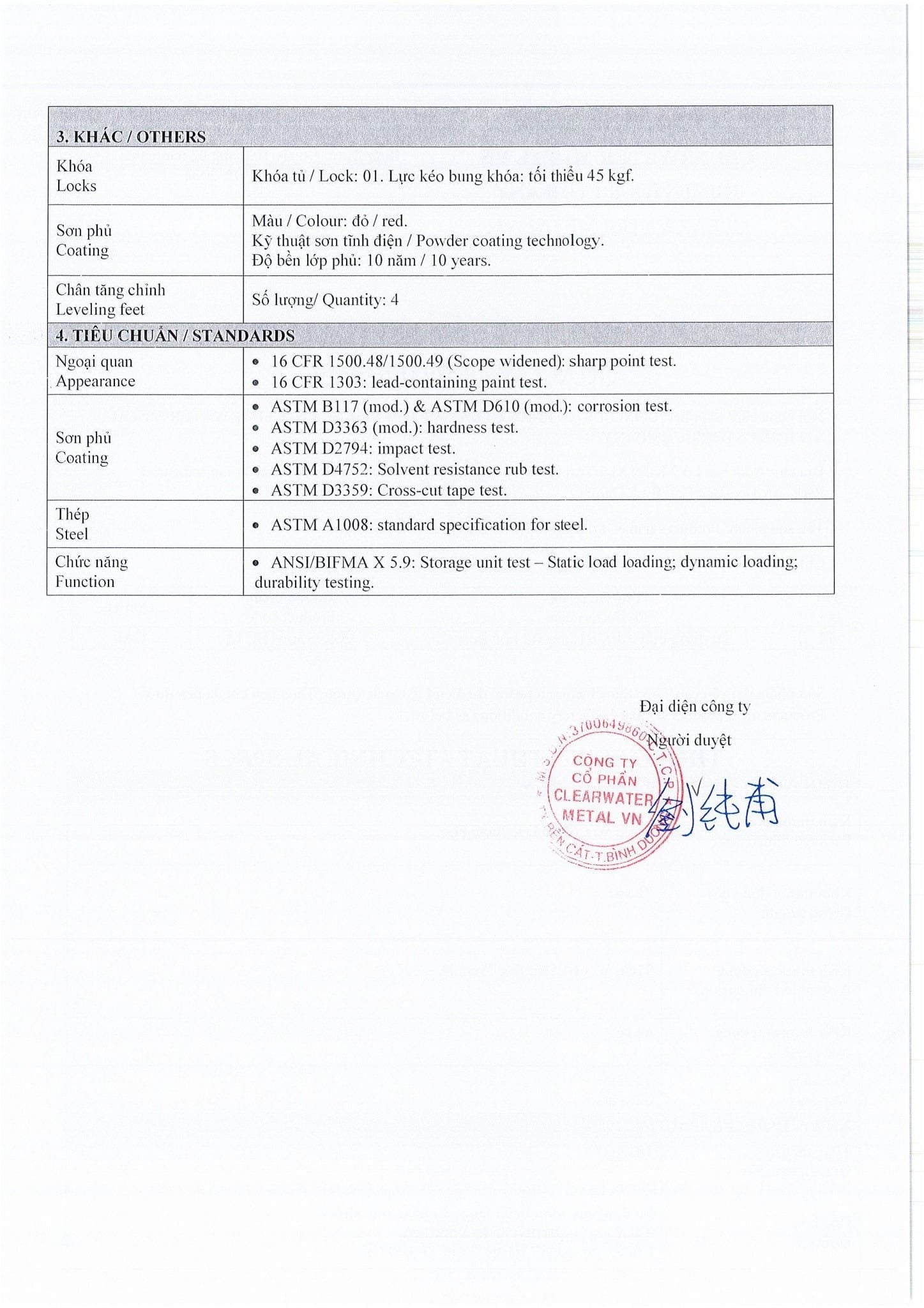 Tủ dụng cụ CSPS 91cm - 02 hộc kéo