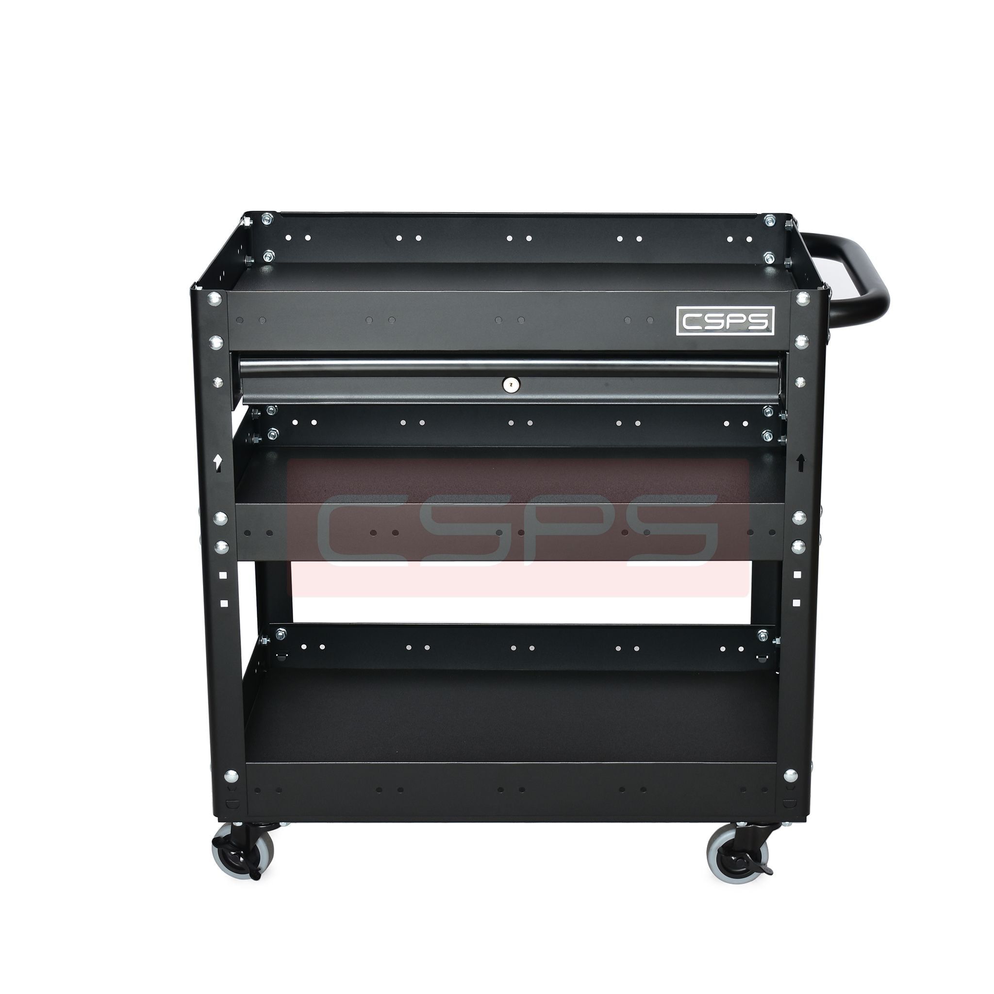 Hộc kéo xe đẩy CSPS 03 ngăn - 71cm màu đen/đỏ/xanh dương/xám
