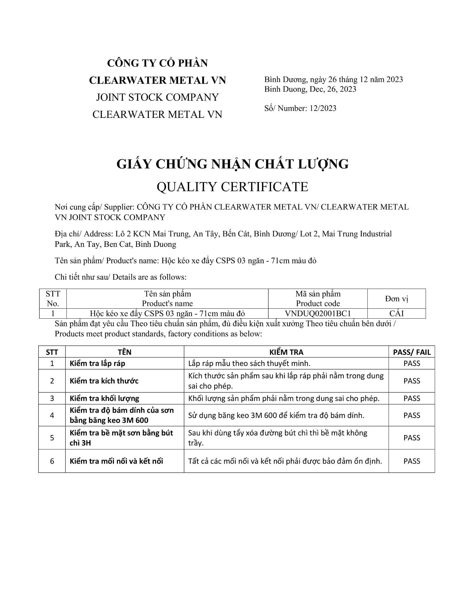 Hộc kéo xe đẩy CSPS 03 ngăn - 71cm màu đen/đỏ/xanh dương/xám