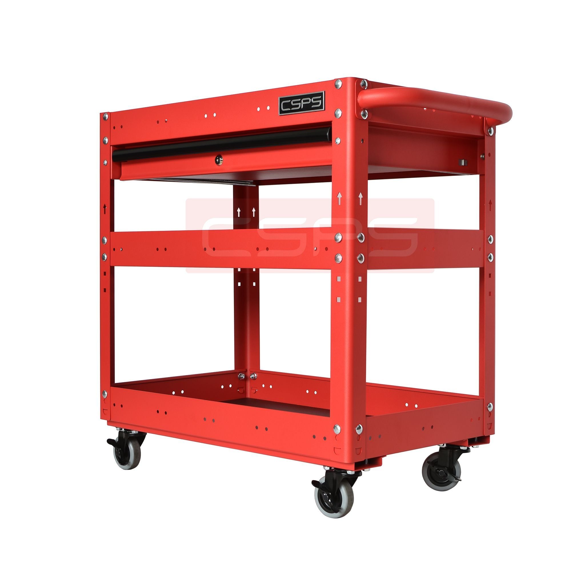 Hộc kéo xe đẩy CSPS 03 ngăn - 71cm màu đen/đỏ/xanh dương/xám