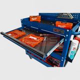 Hộc kéo xe đẩy CSPS 03 ngăn - 71cm màu đen/đỏ/xanh dương/xám