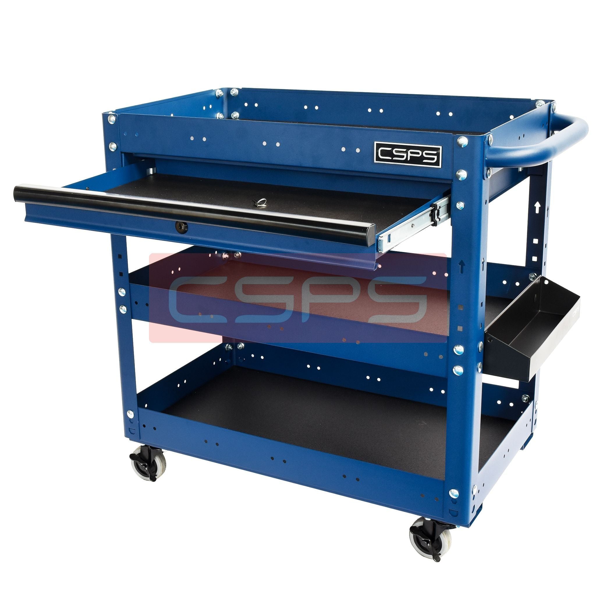 Hộc kéo xe đẩy CSPS 03 ngăn - 71cm màu đen/đỏ/xanh dương/xám