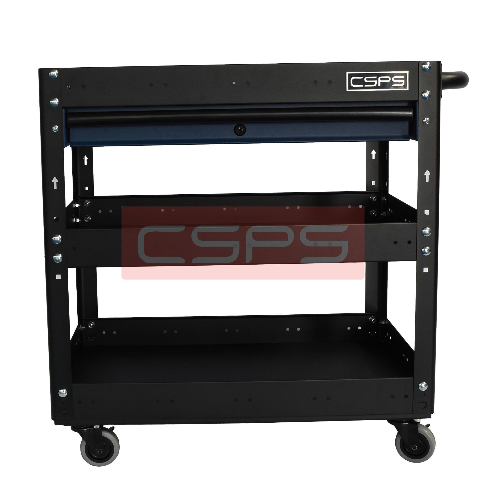 Hộc kéo xe đẩy CSPS 03 ngăn - 71cm màu đen/đỏ/xanh dương/xám