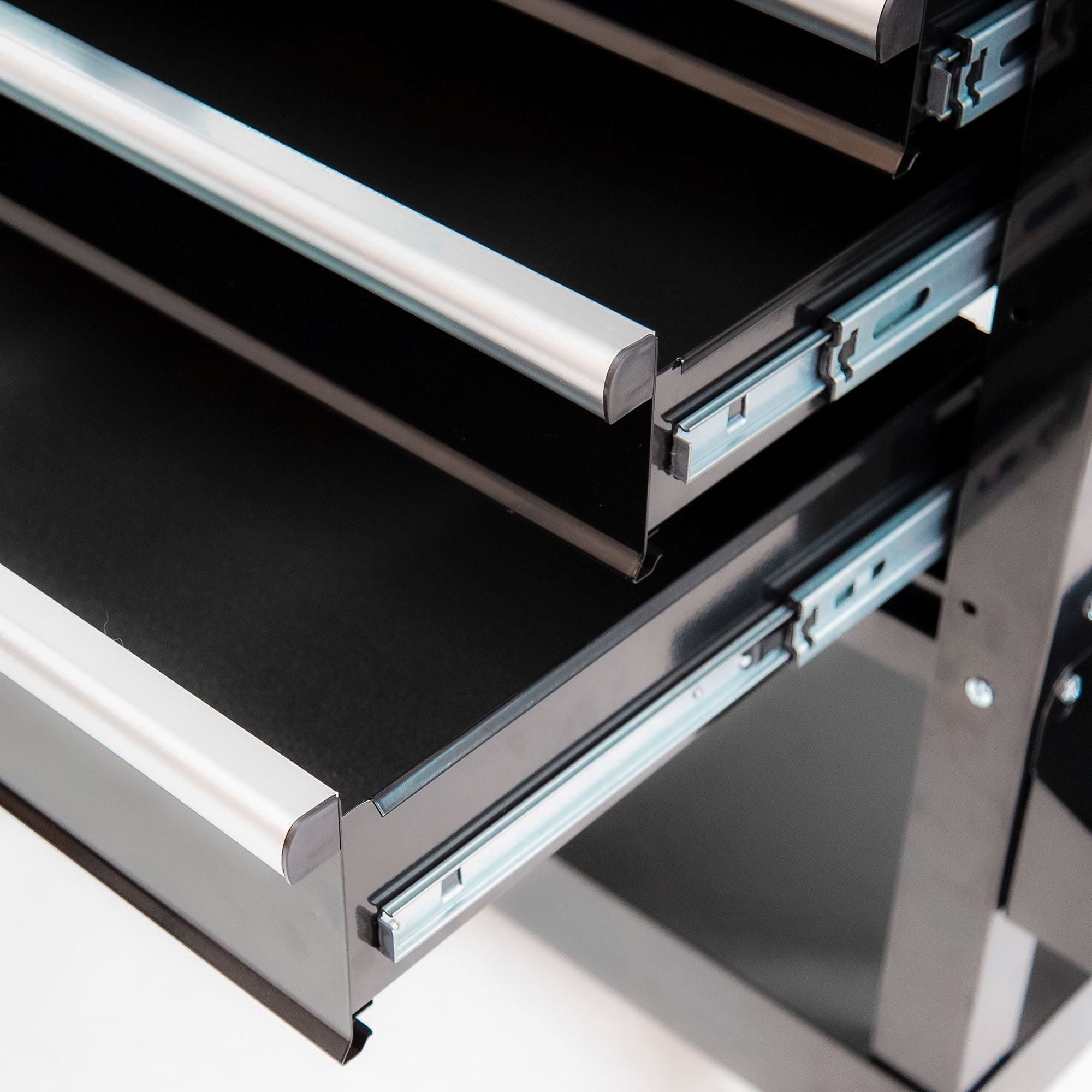 Ray trượt bi 3 tầng First Slide tải trọng 45kg /cặp - Chu kỳ đóng mở 50,000 lần