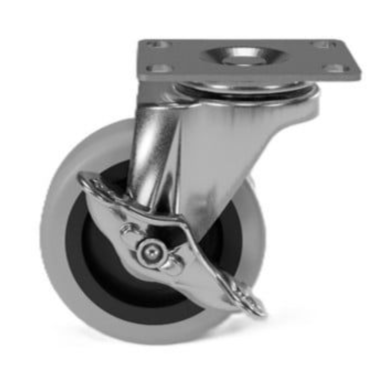  Bánh xe CSPS 51kg đế xoay khóa mạ kẽm 