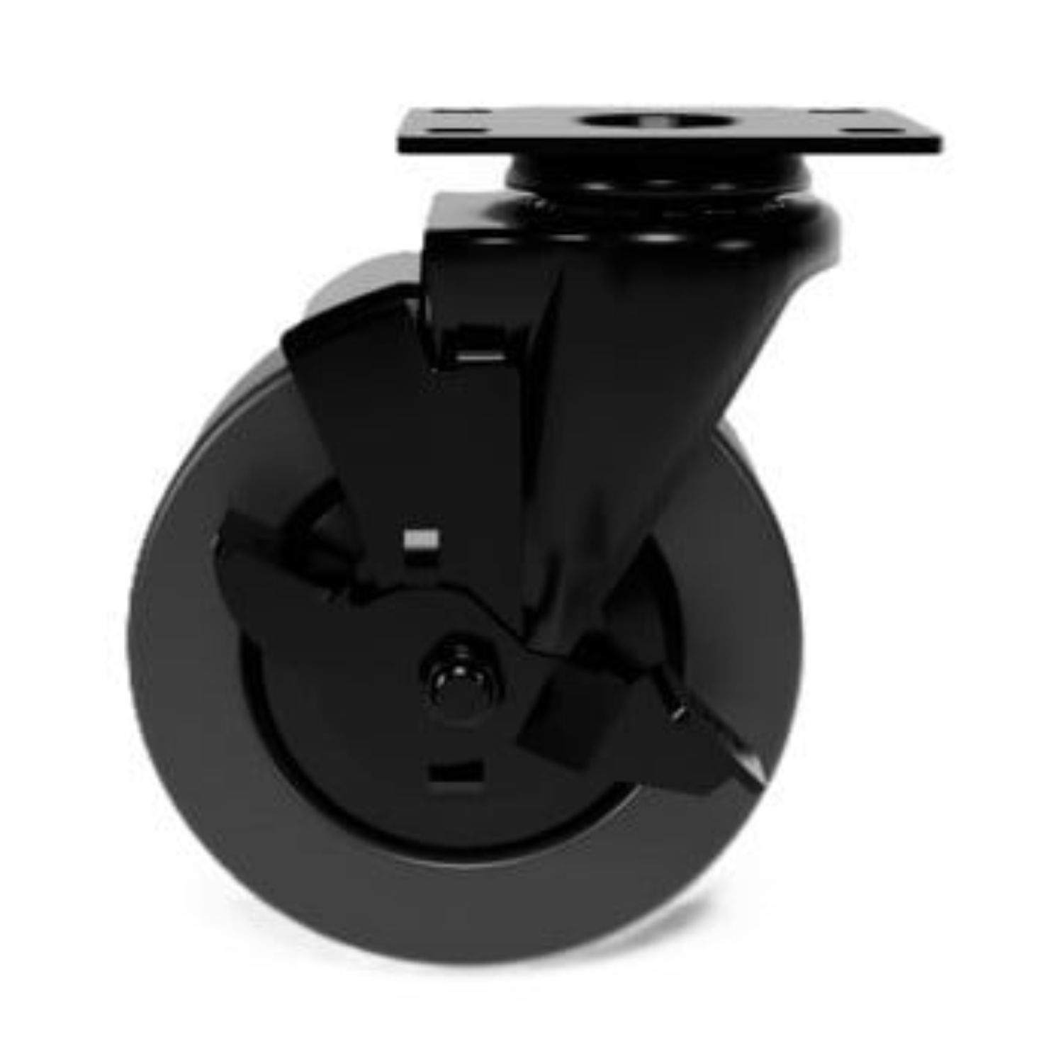  Bánh xe CSPS 227kg đế xoay khóa màu đen 