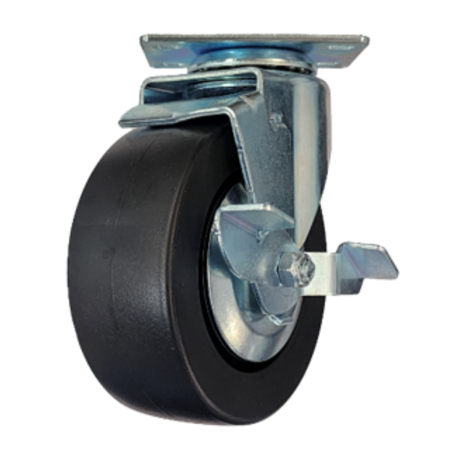  Bánh xe CSPS 227kg đế xoay khóa mạ kẽm 