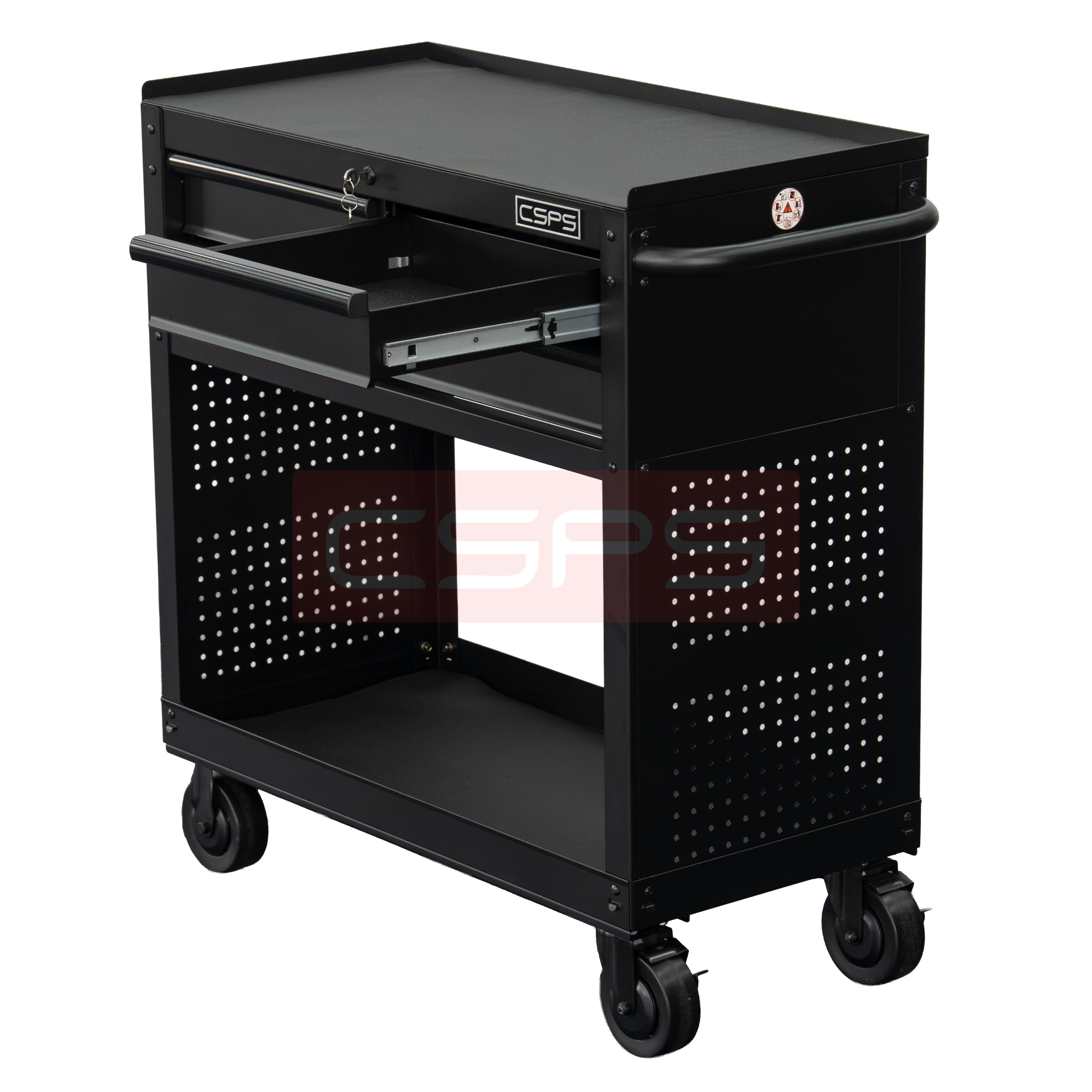  Mặt thép tủ di động CSPS 91cm màu đen 