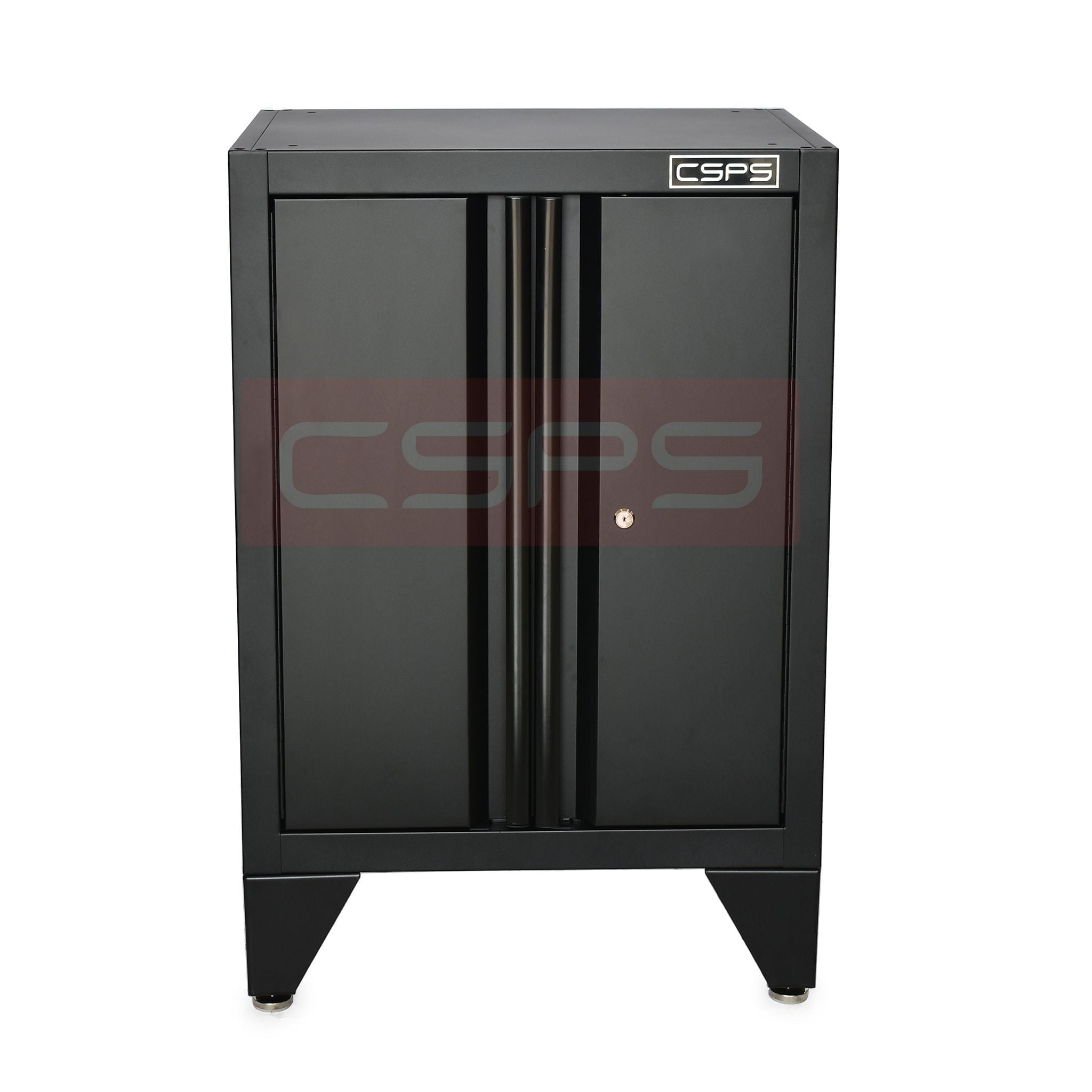 Tủ dụng cụ CSPS 61 cm không ngăn kéo màu đen, gắn chân cố định, mặt trước