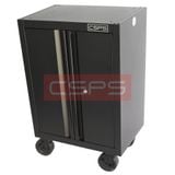 Tủ dụng cụ CSPS 61 cm không ngăn kéo màu đen, gắn bánh xe, góc nhìn từ trên