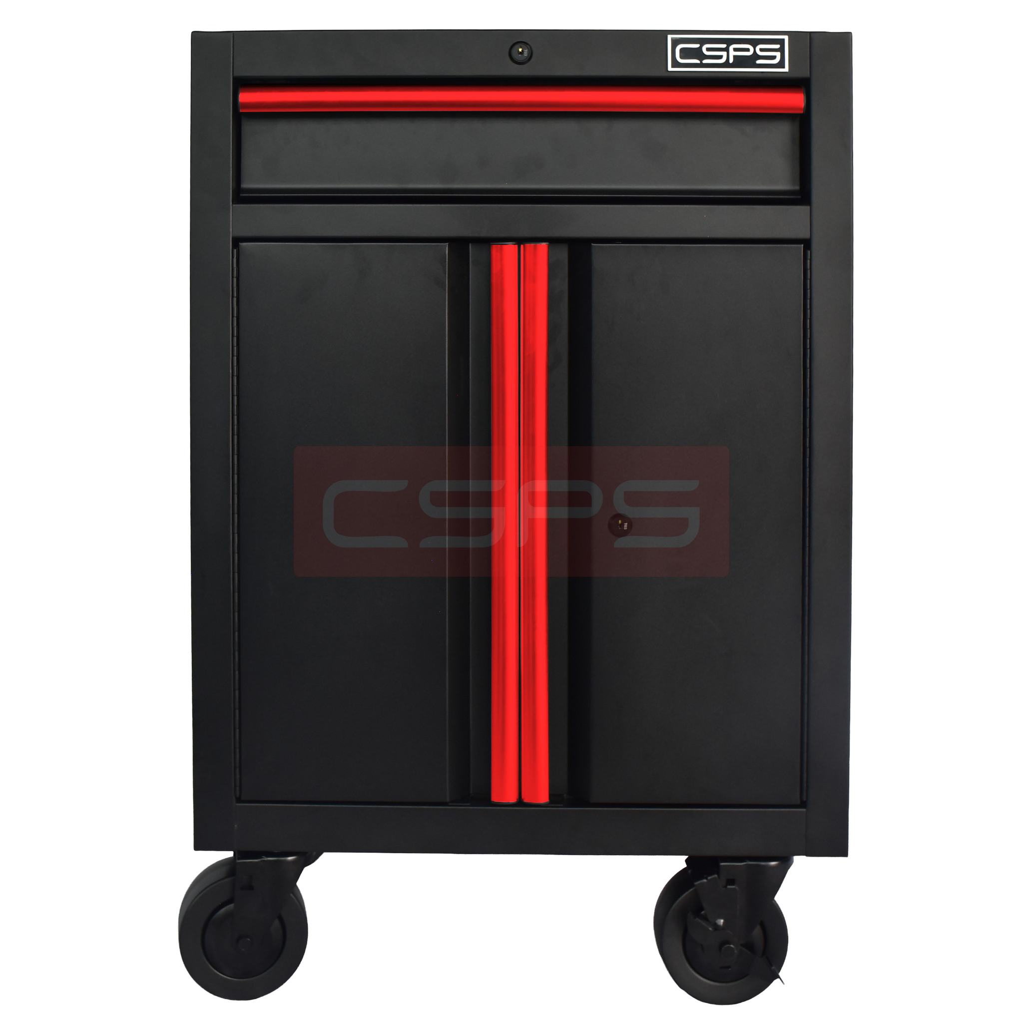 Tủ dụng cụ CSPS 61cm 1 hộc kéo màu đen tay cầm đỏ - VNTC06101BB5