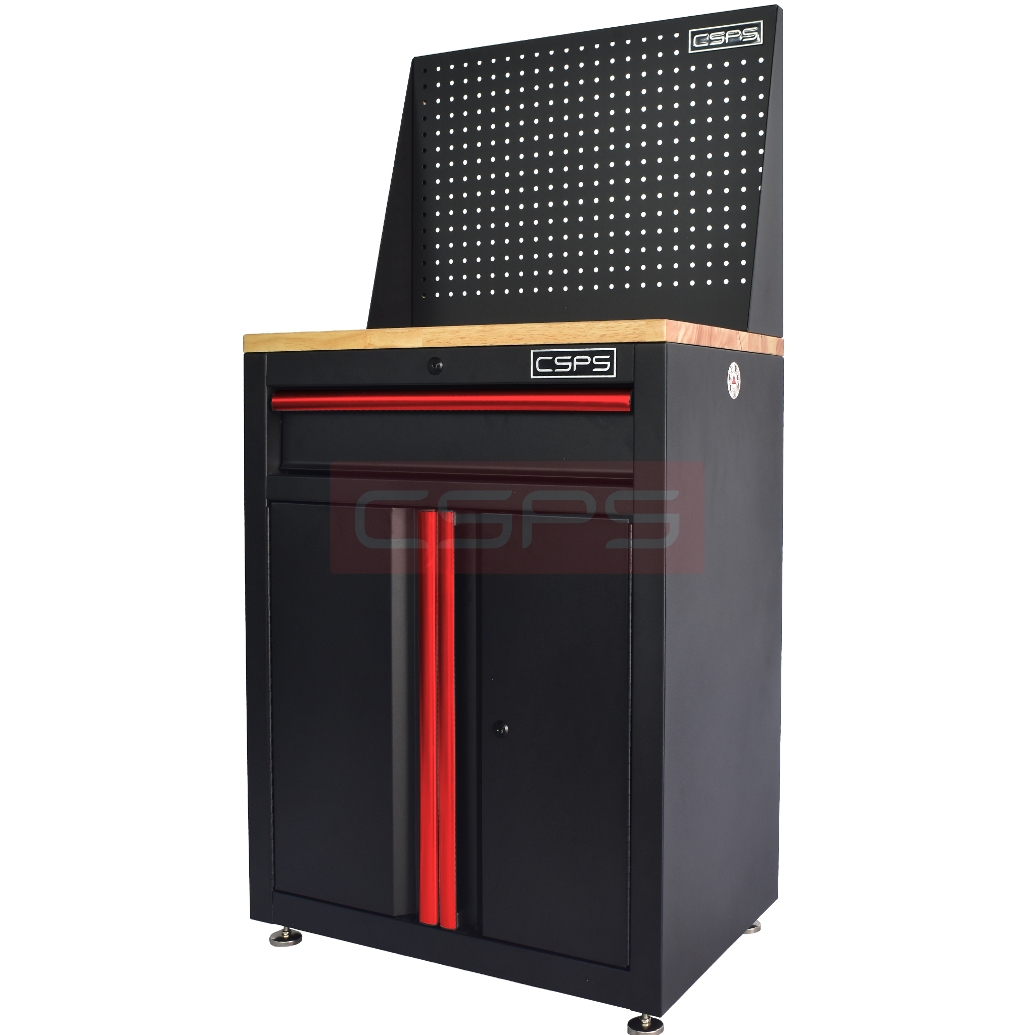 Tủ dụng cụ CSPS 61cm 1 hộc kéo màu đen tay cầm đỏ - VNTC06101BB5