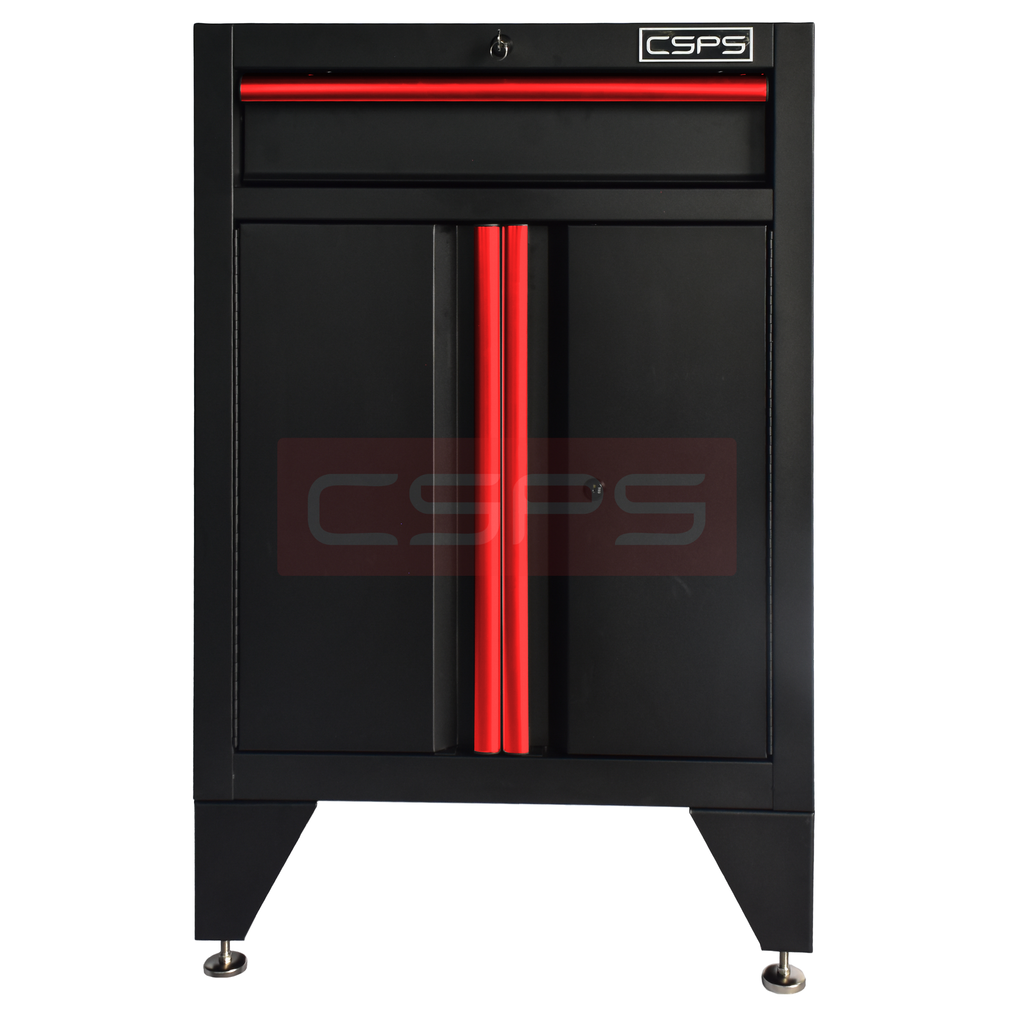 Tủ dụng cụ CSPS 61cm 1 hộc kéo màu đen tay cầm đỏ - VNTC06101BB5